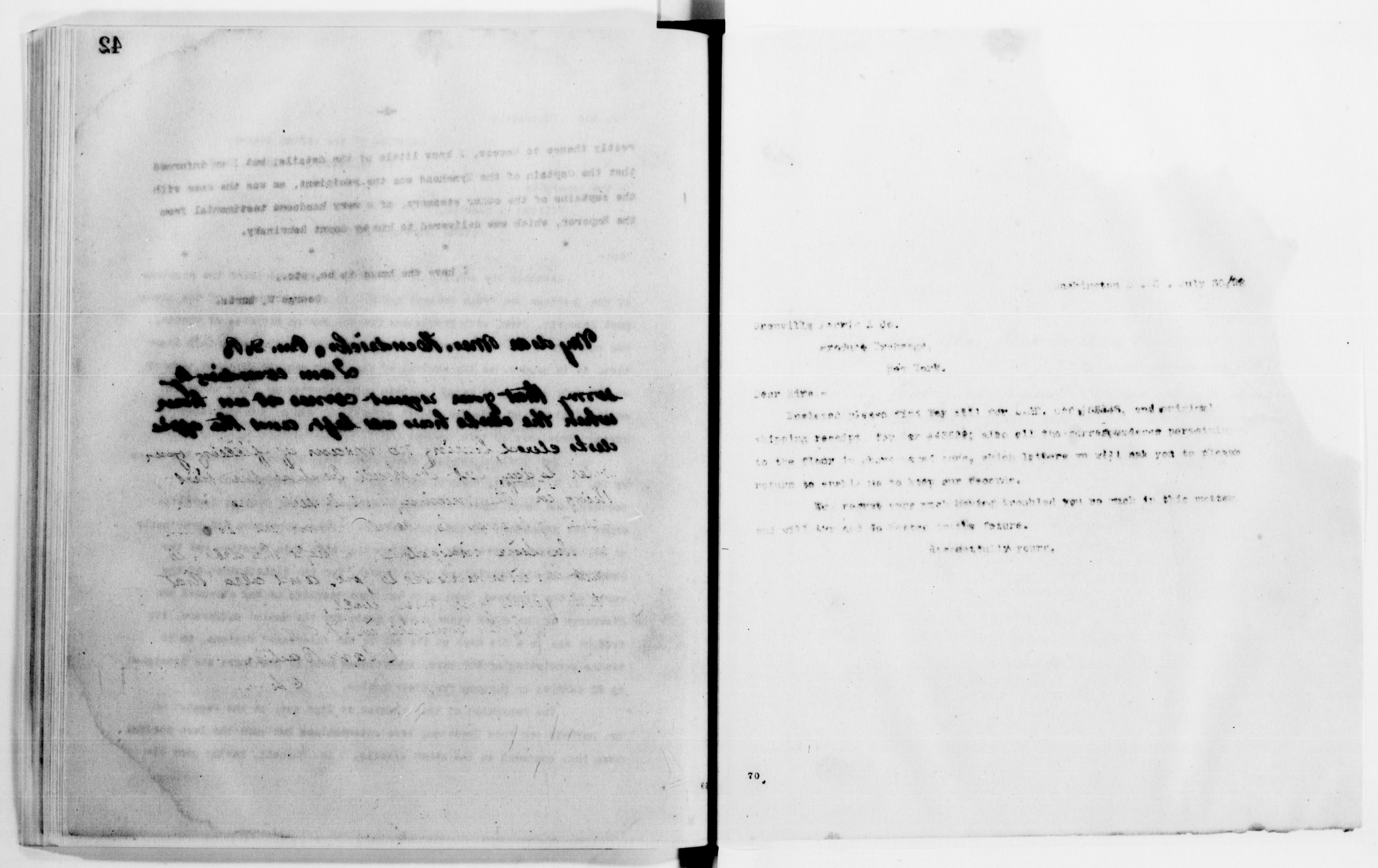 Scanned image of the current content page