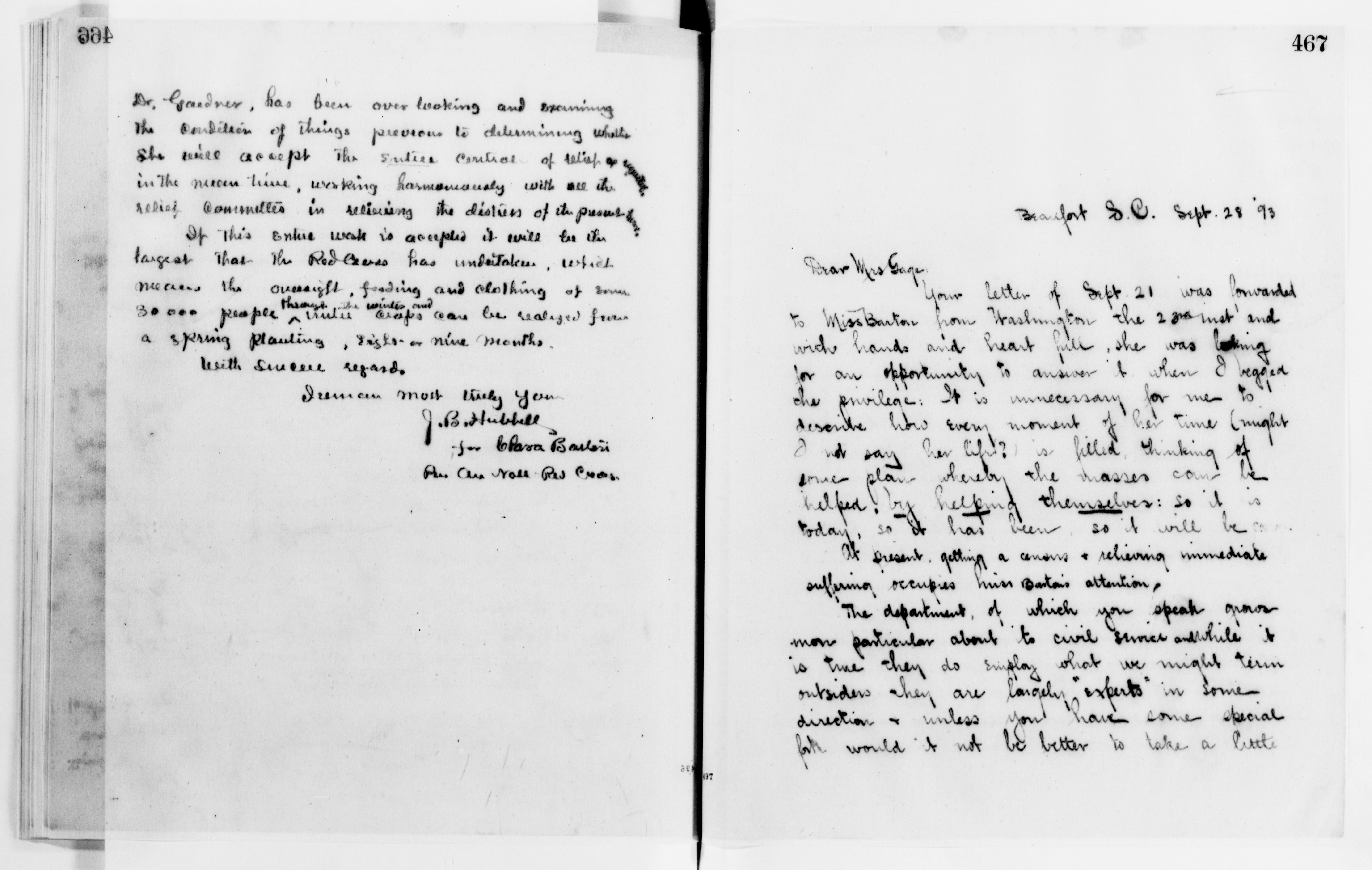 Scanned image of the current content page