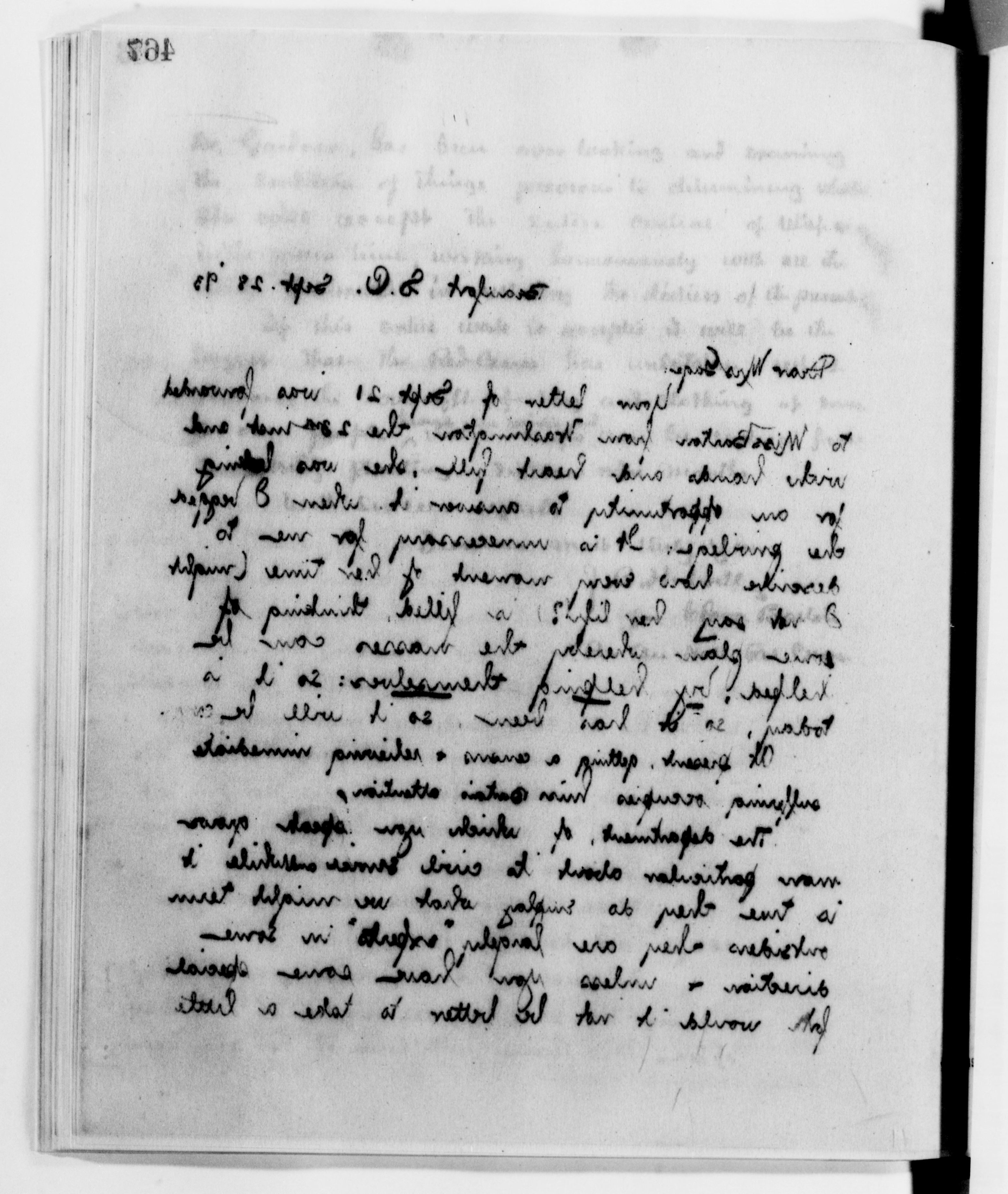 Scanned image of the current content page