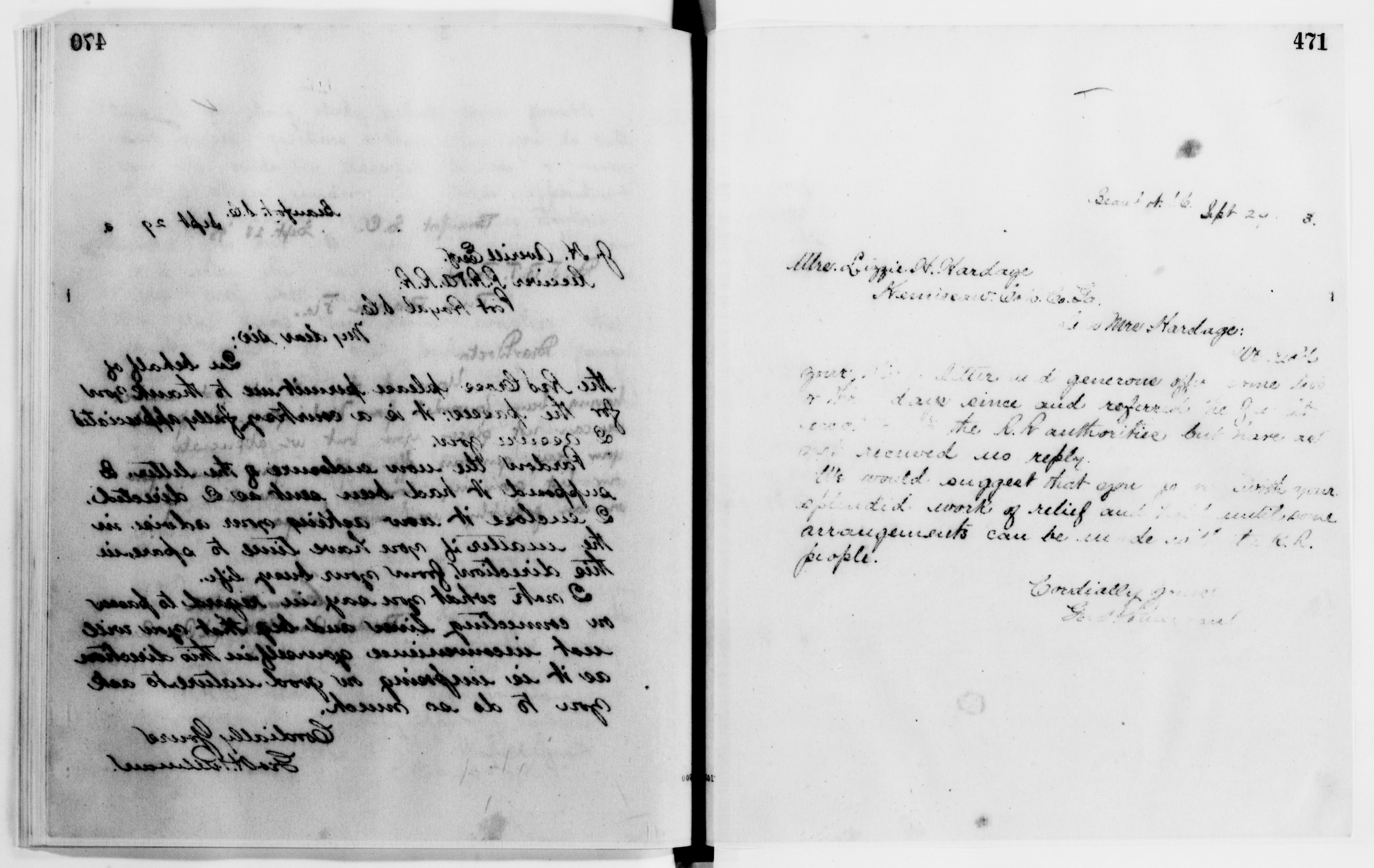 Scanned image of the current content page