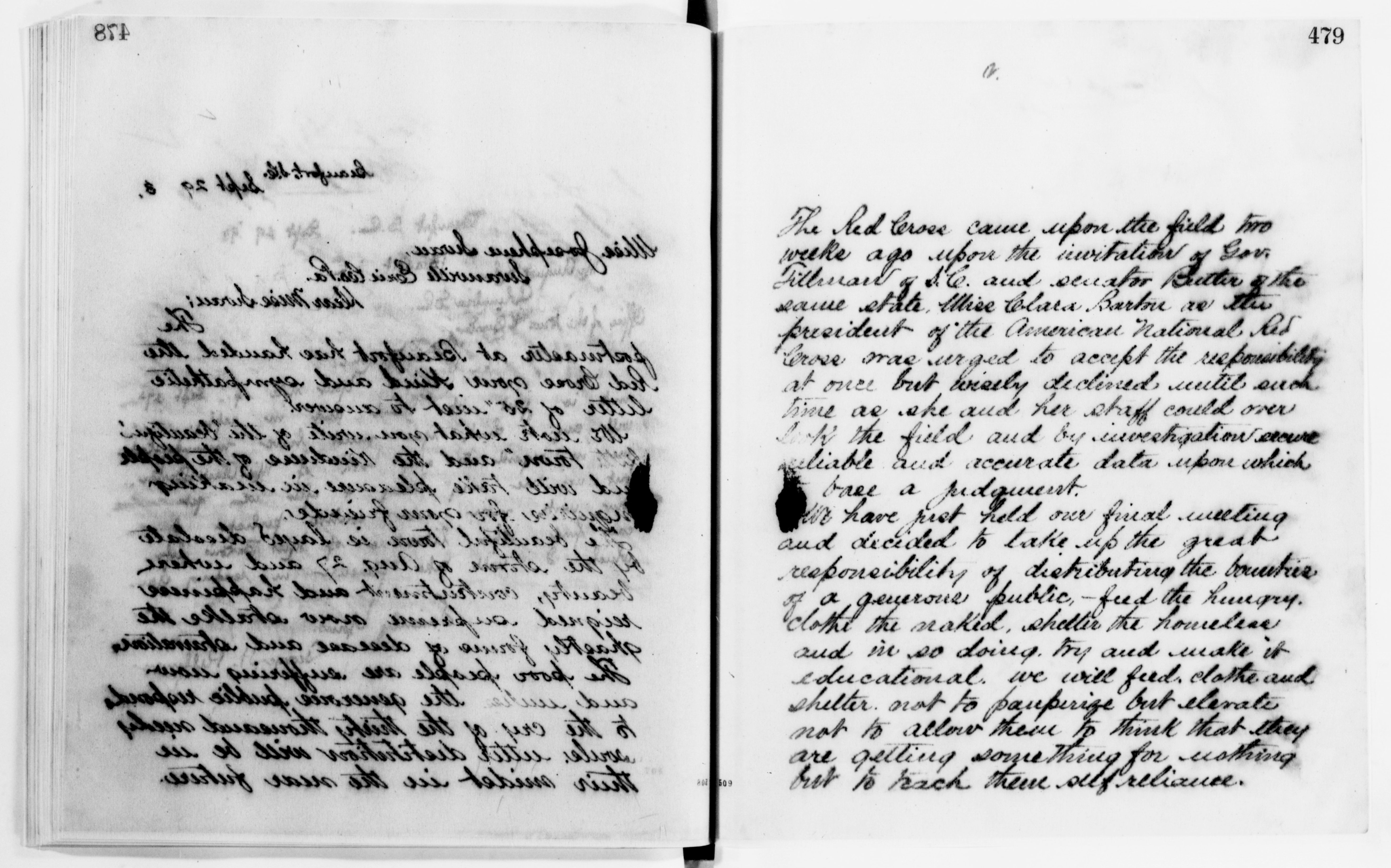 Scanned image of the current content page