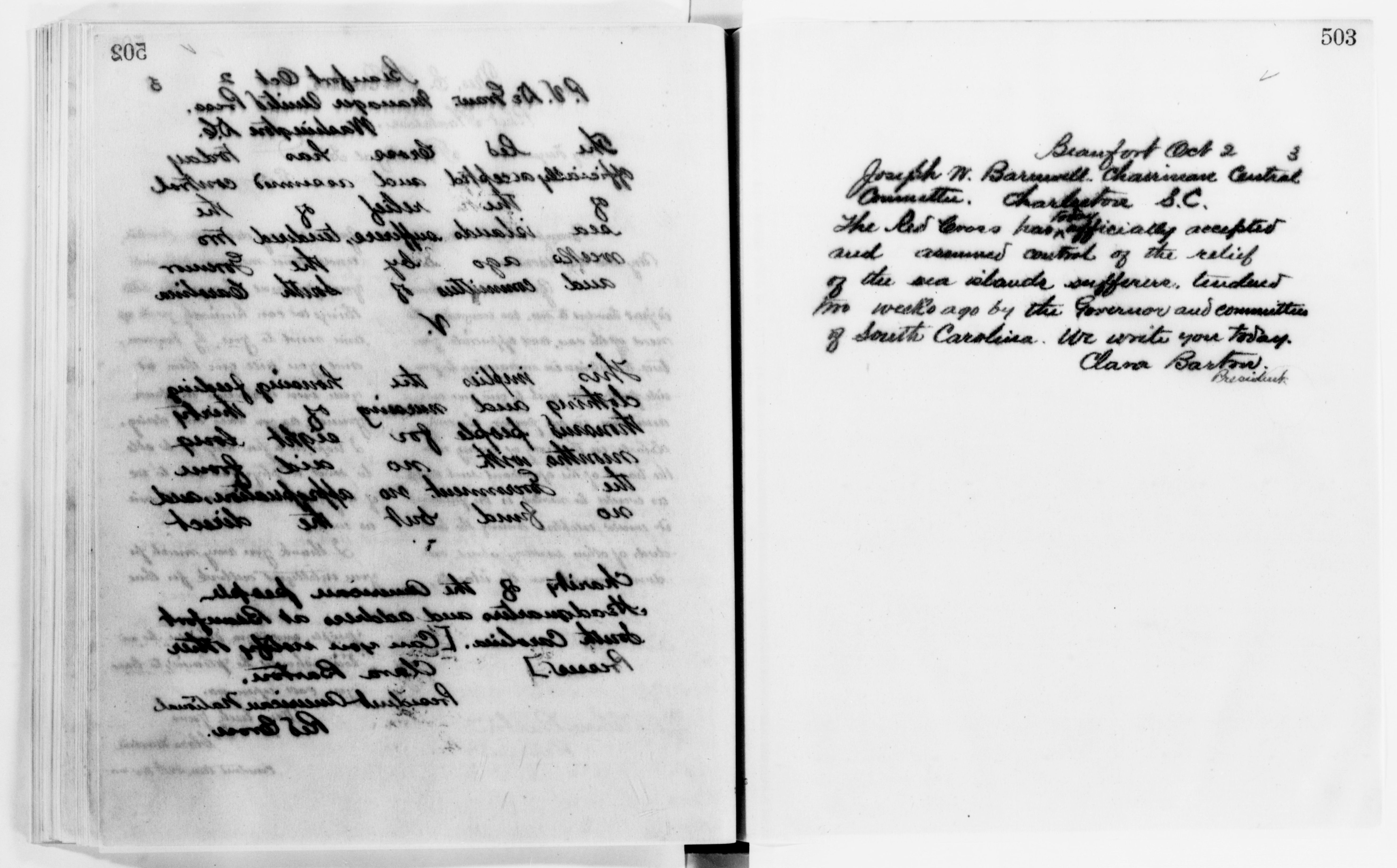 Scanned image of the current content page