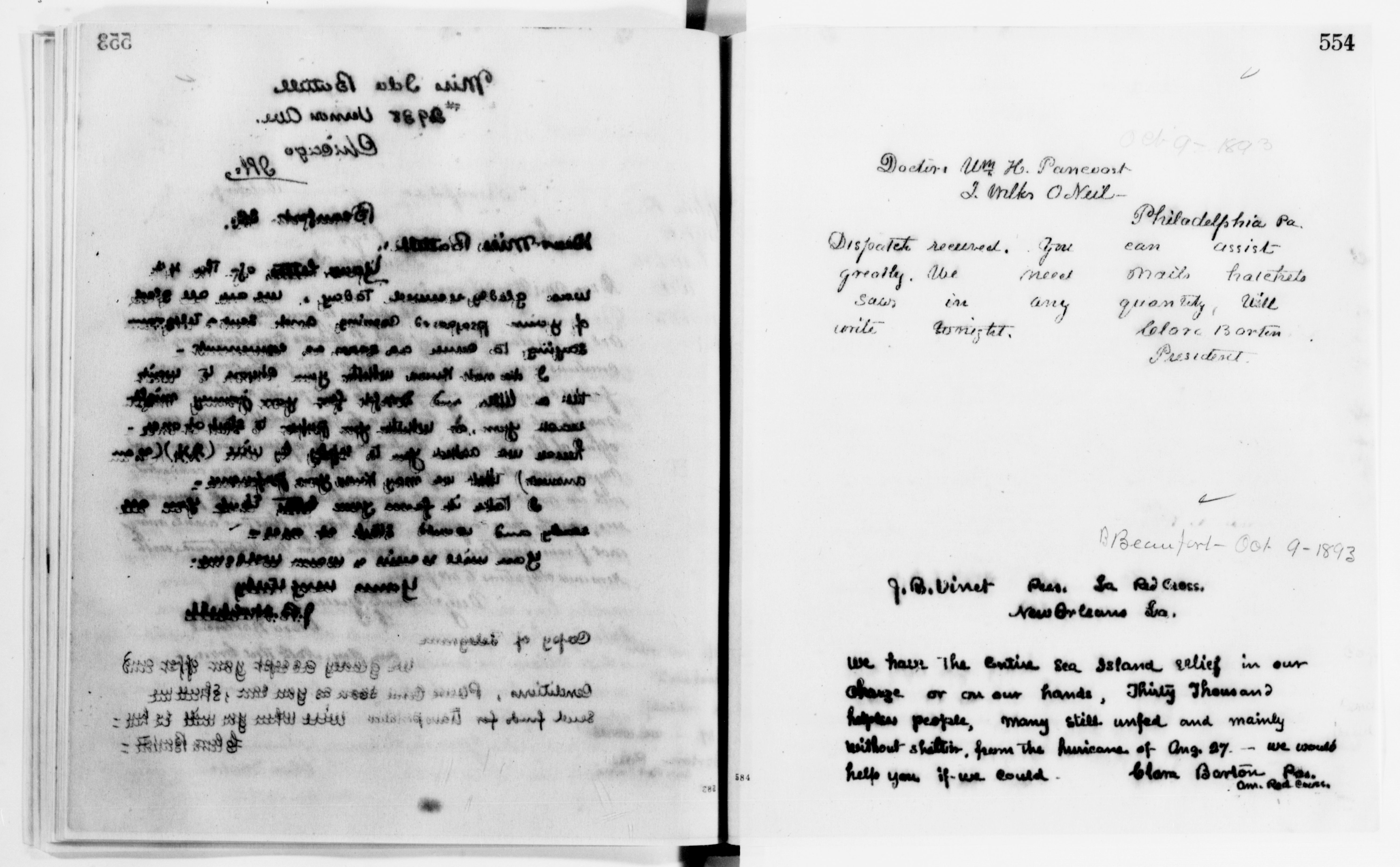 Scanned image of the current content page