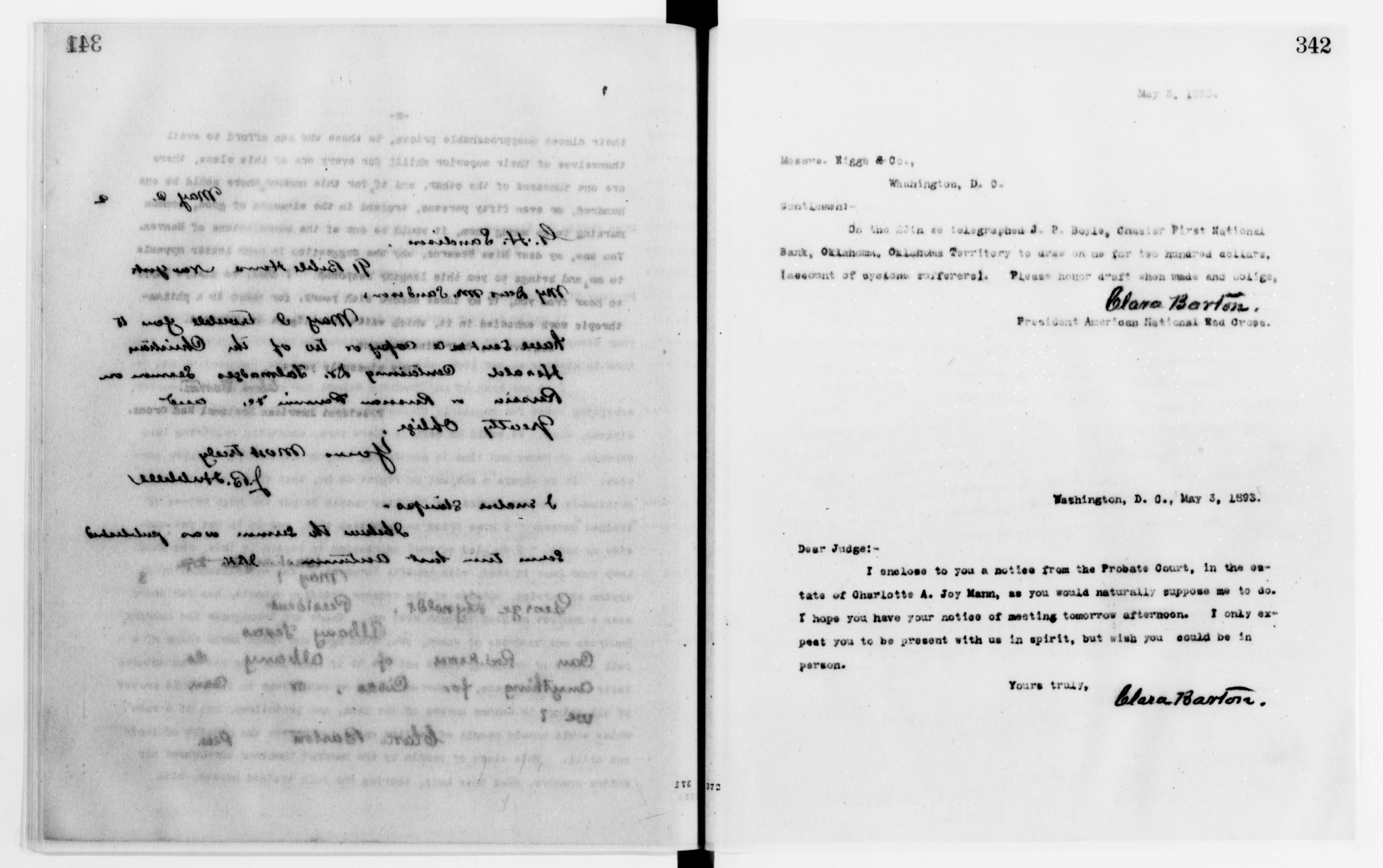 Scanned image of the current content page