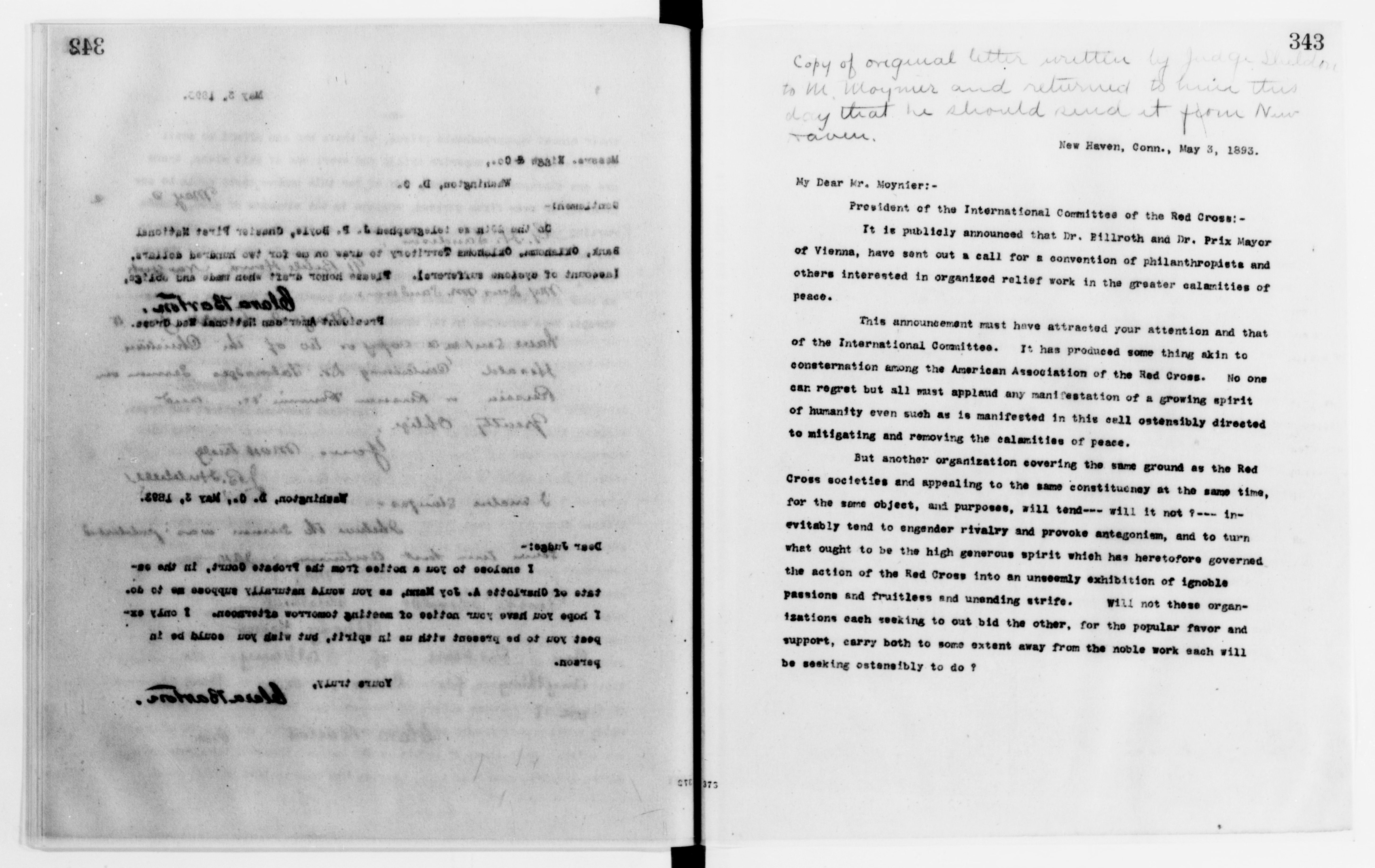 Scanned image of the current content page