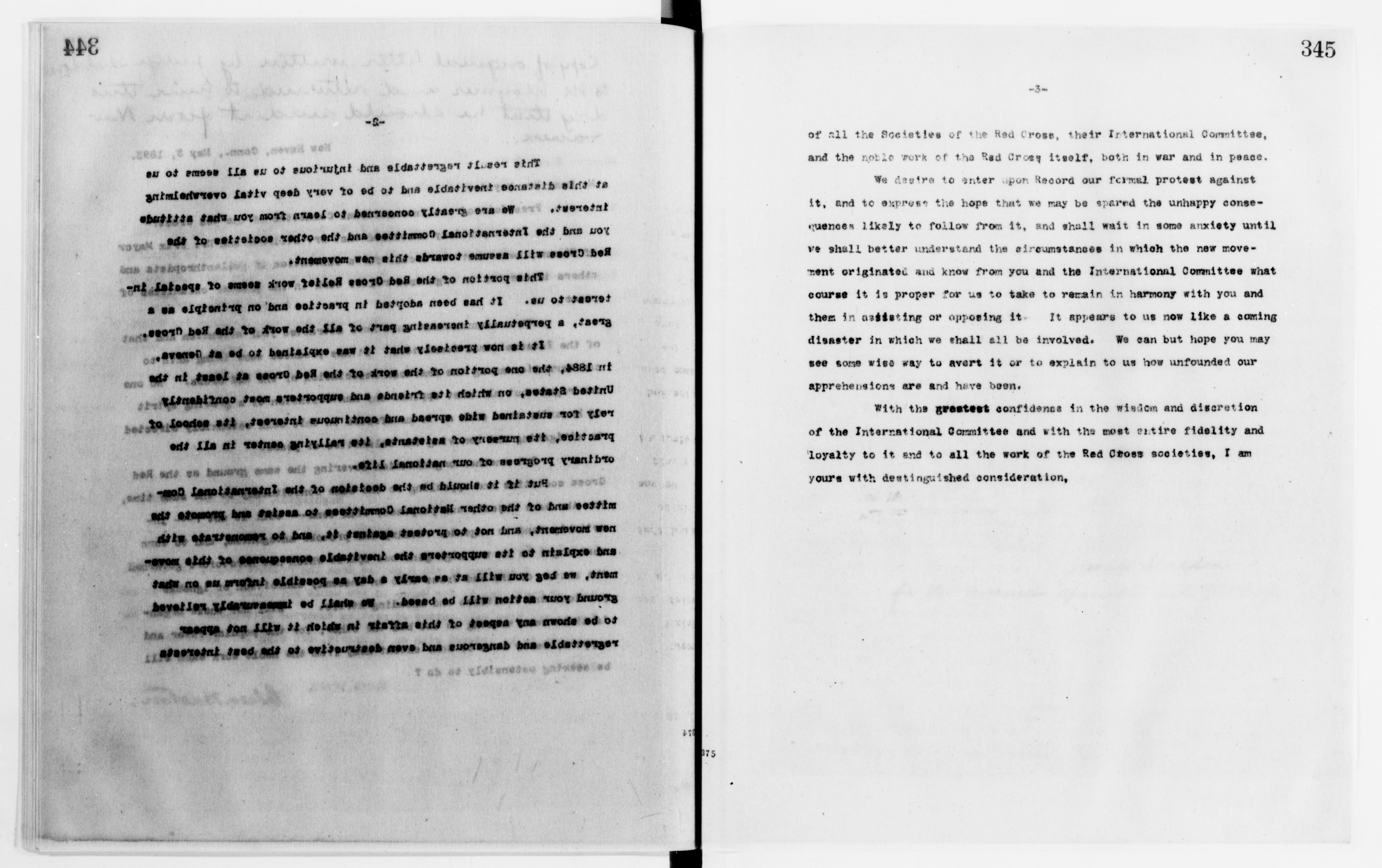 Scanned image of the current content page