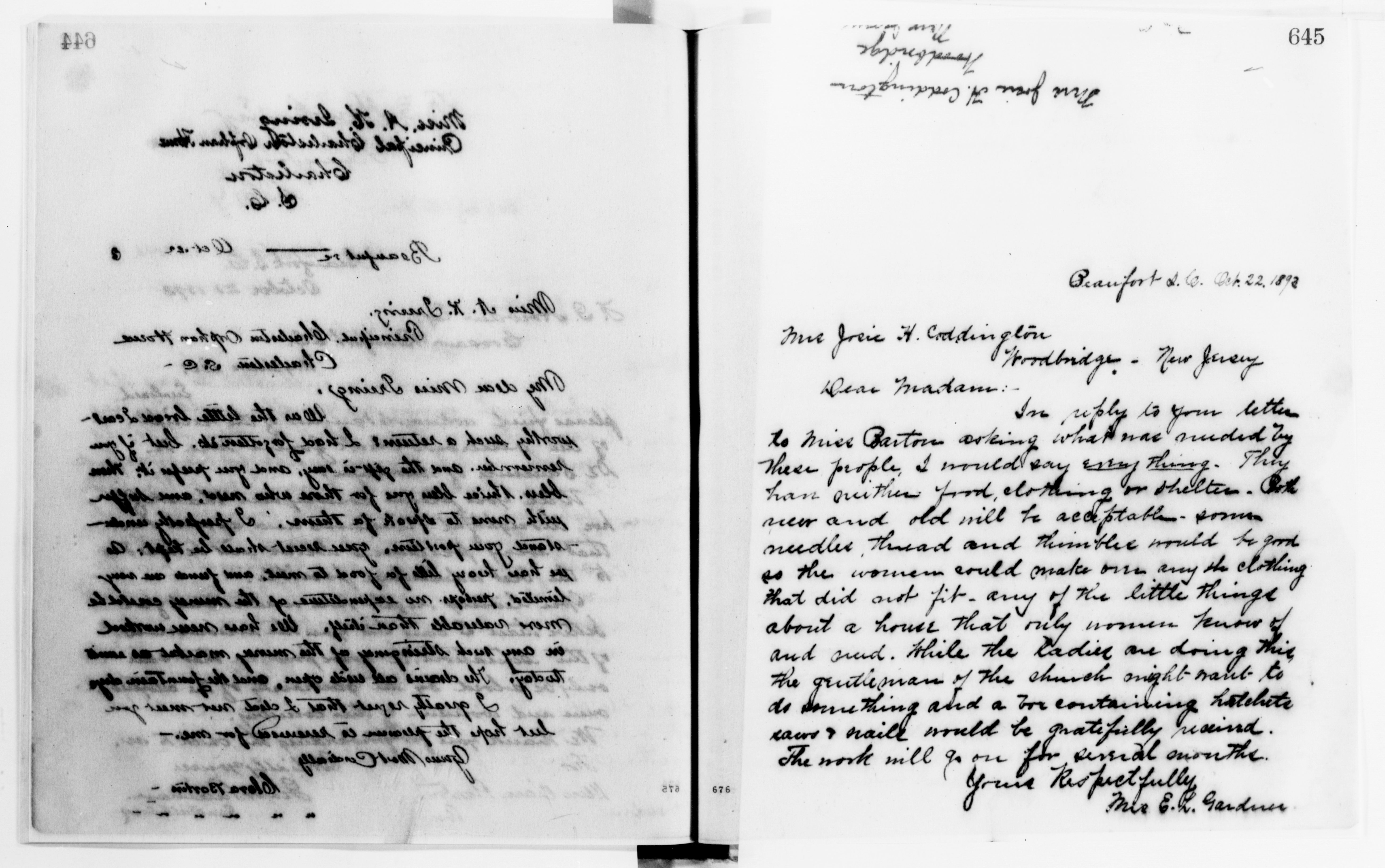 Scanned image of the current content page