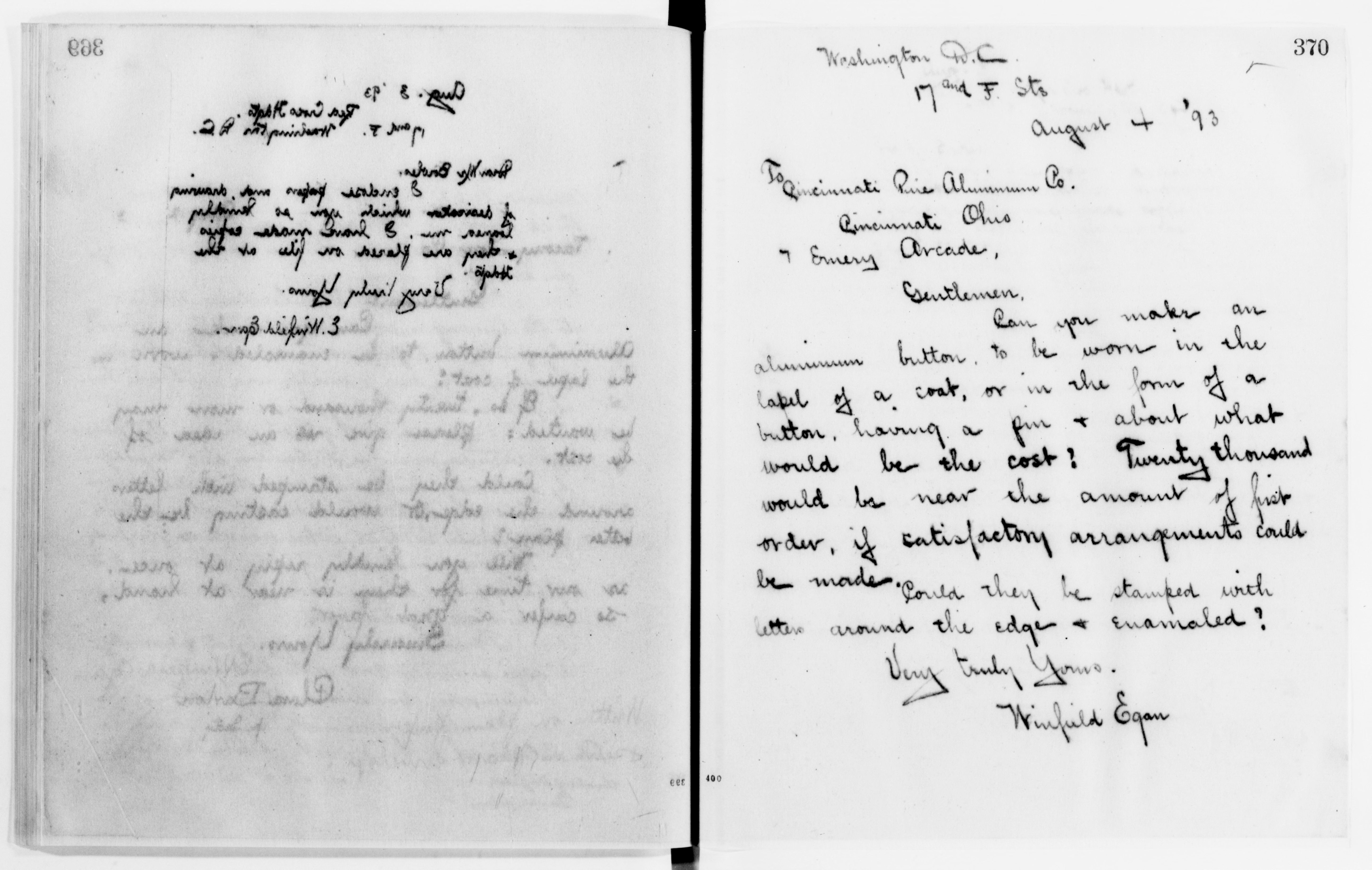 Scanned image of the current content page