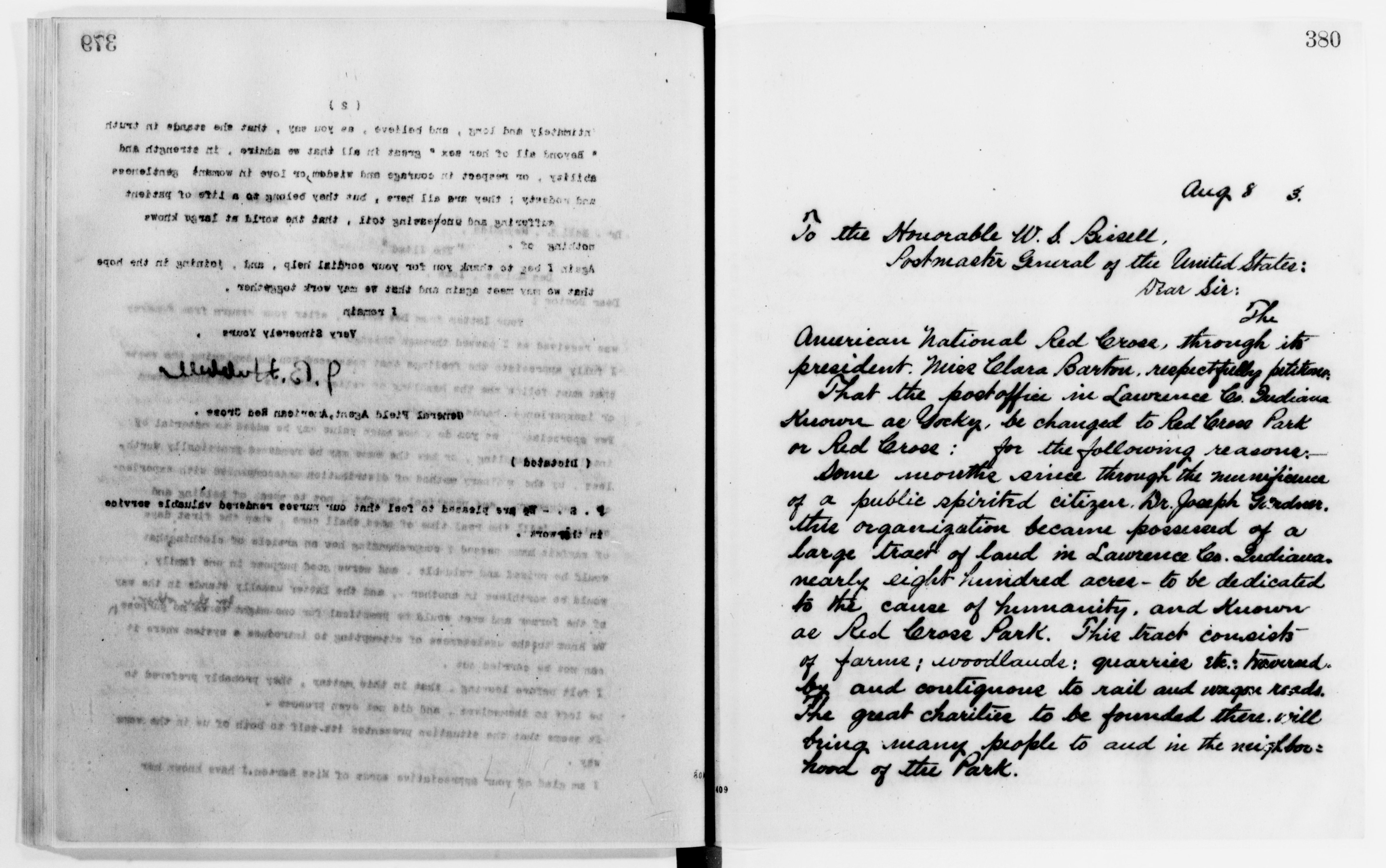 Scanned image of the current content page