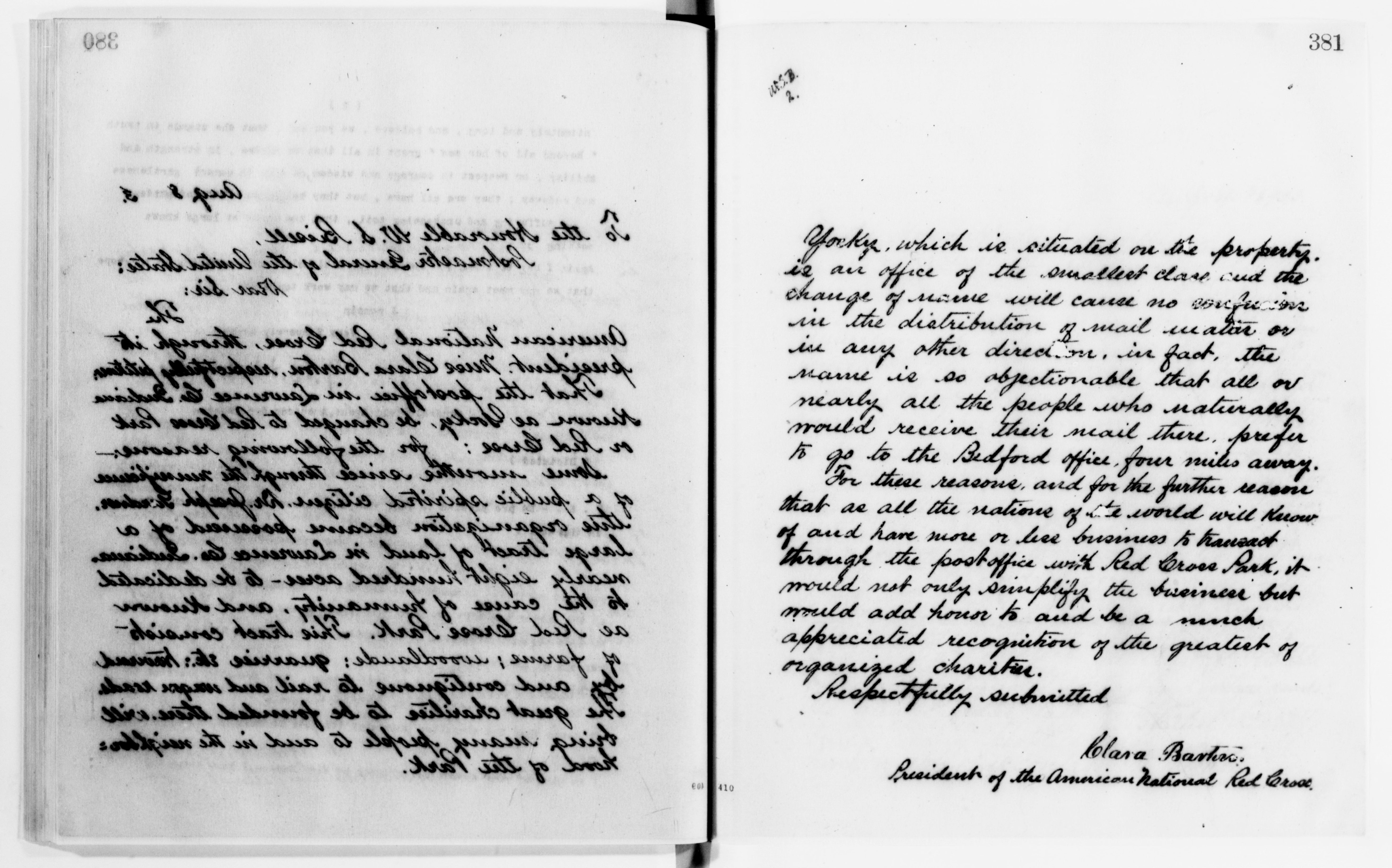 Scanned image of the current content page