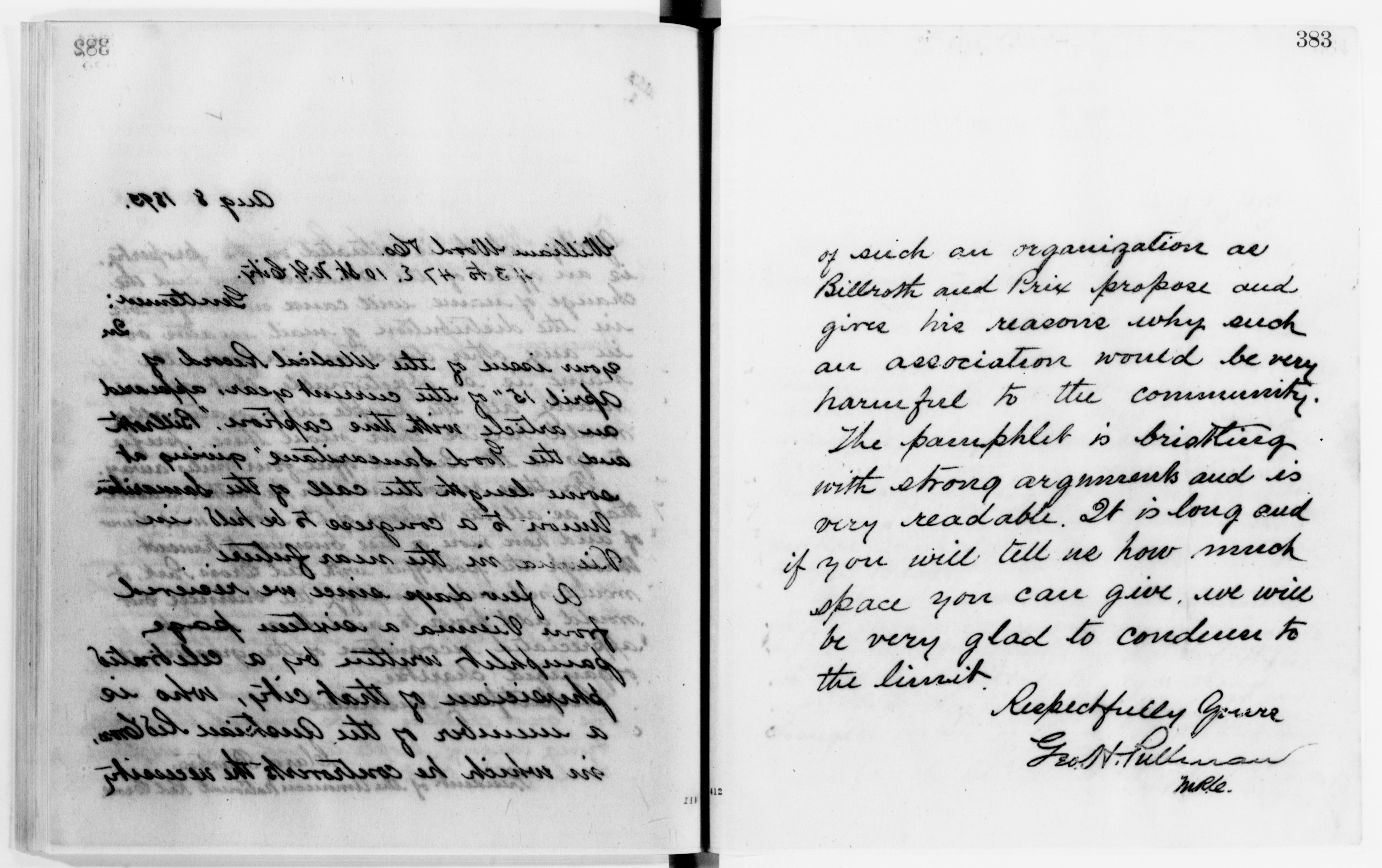 Scanned image of the current content page