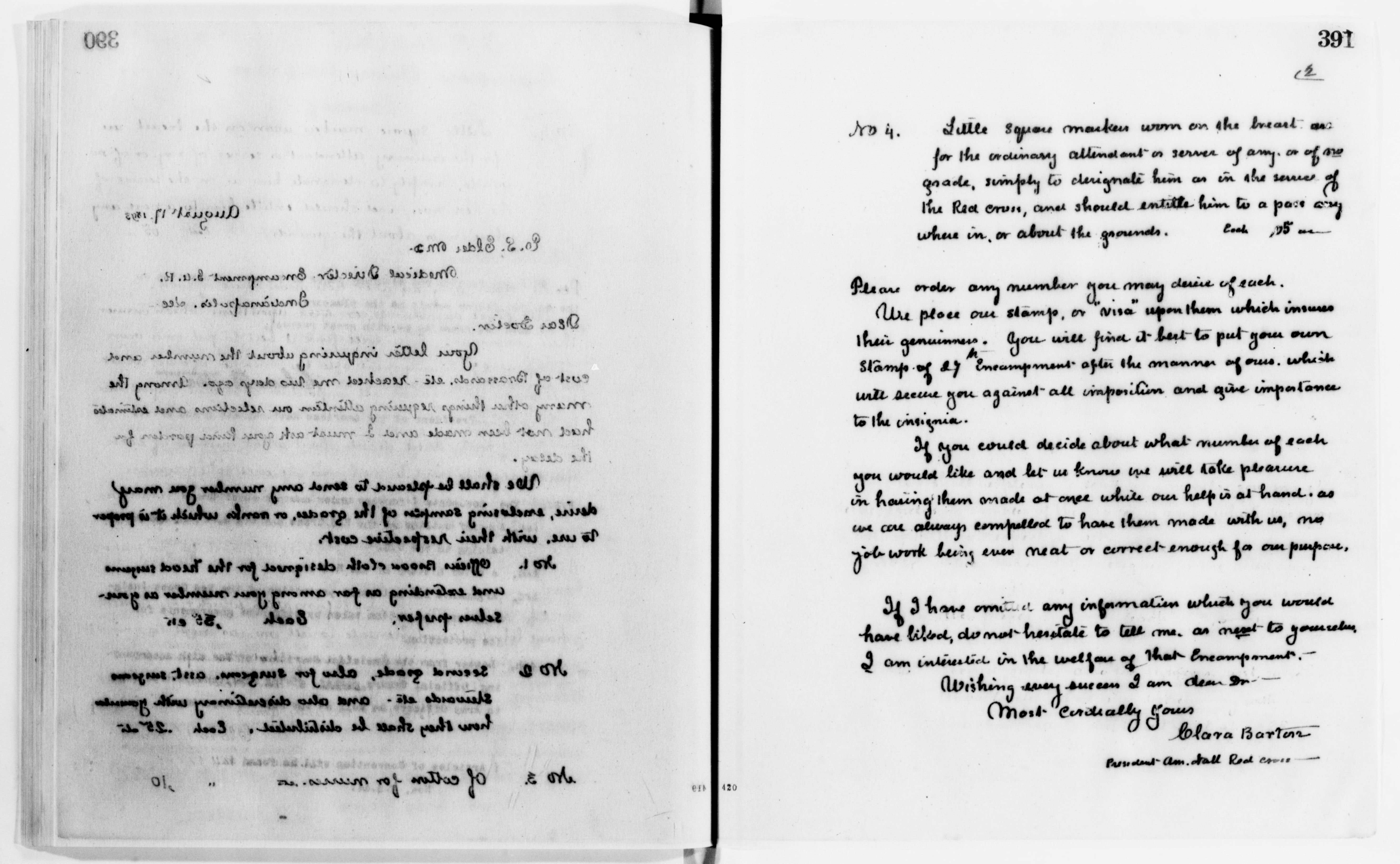 Scanned image of the current content page