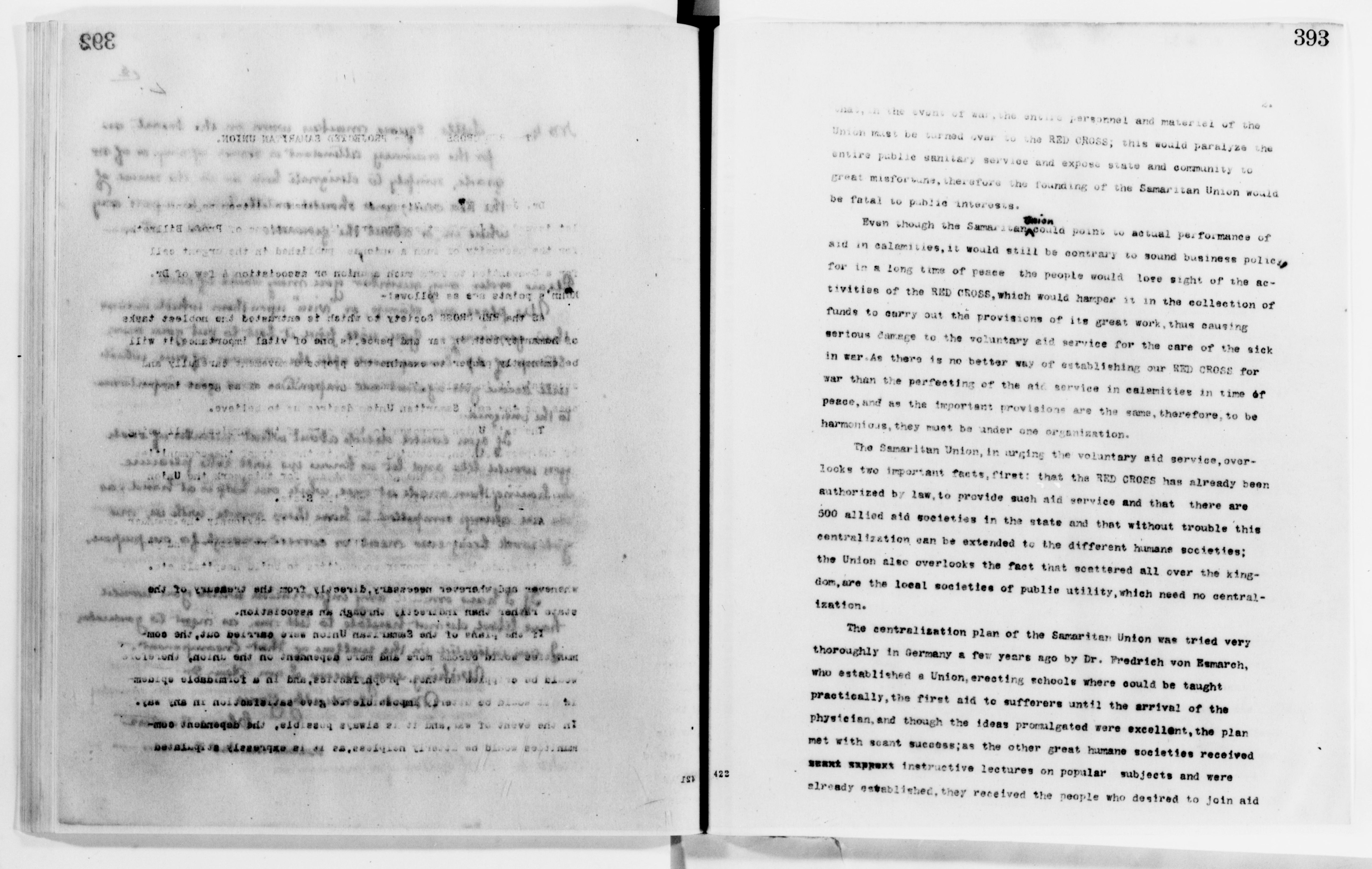 Scanned image of the current content page