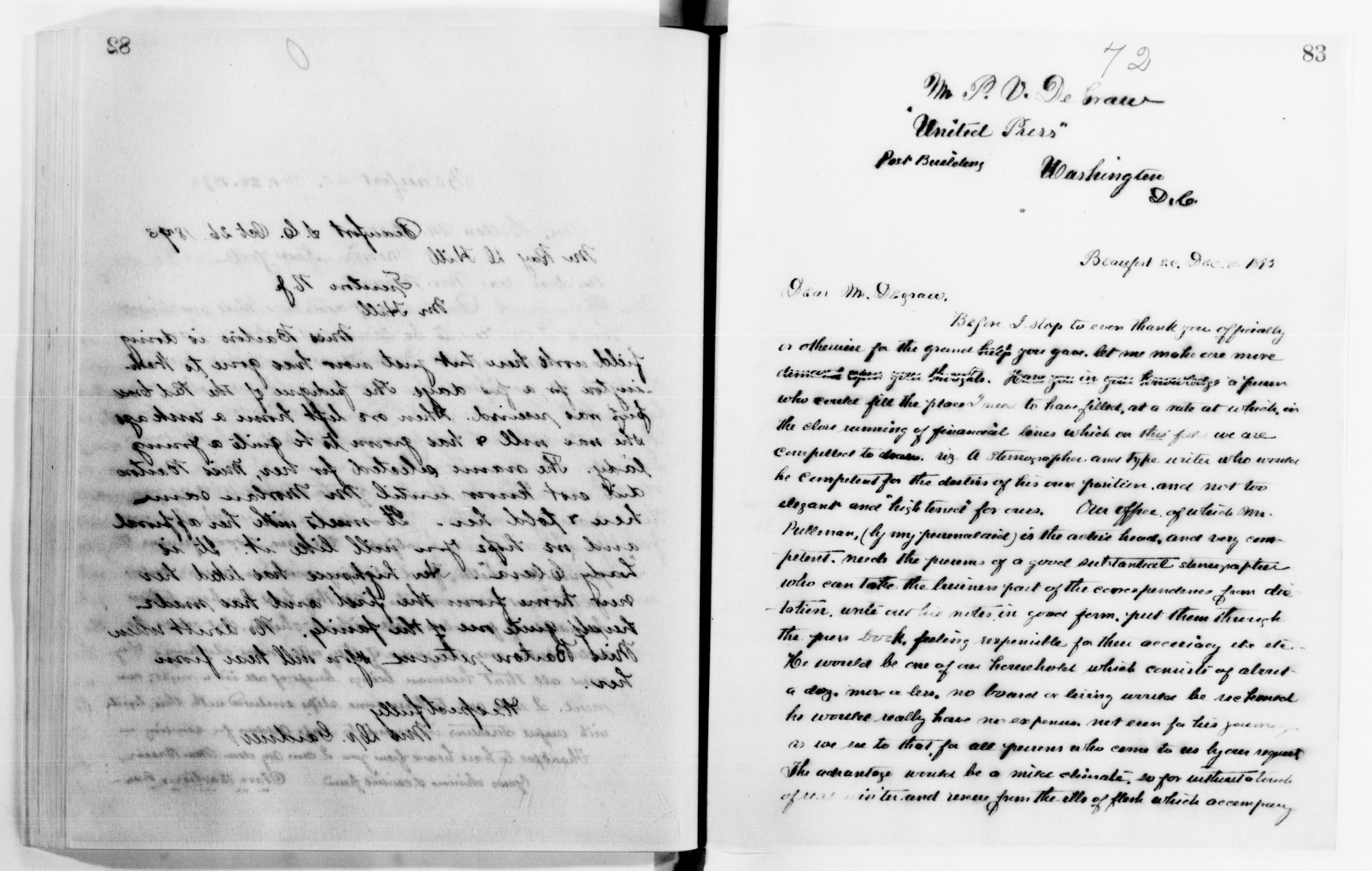 Scanned image of the current content page