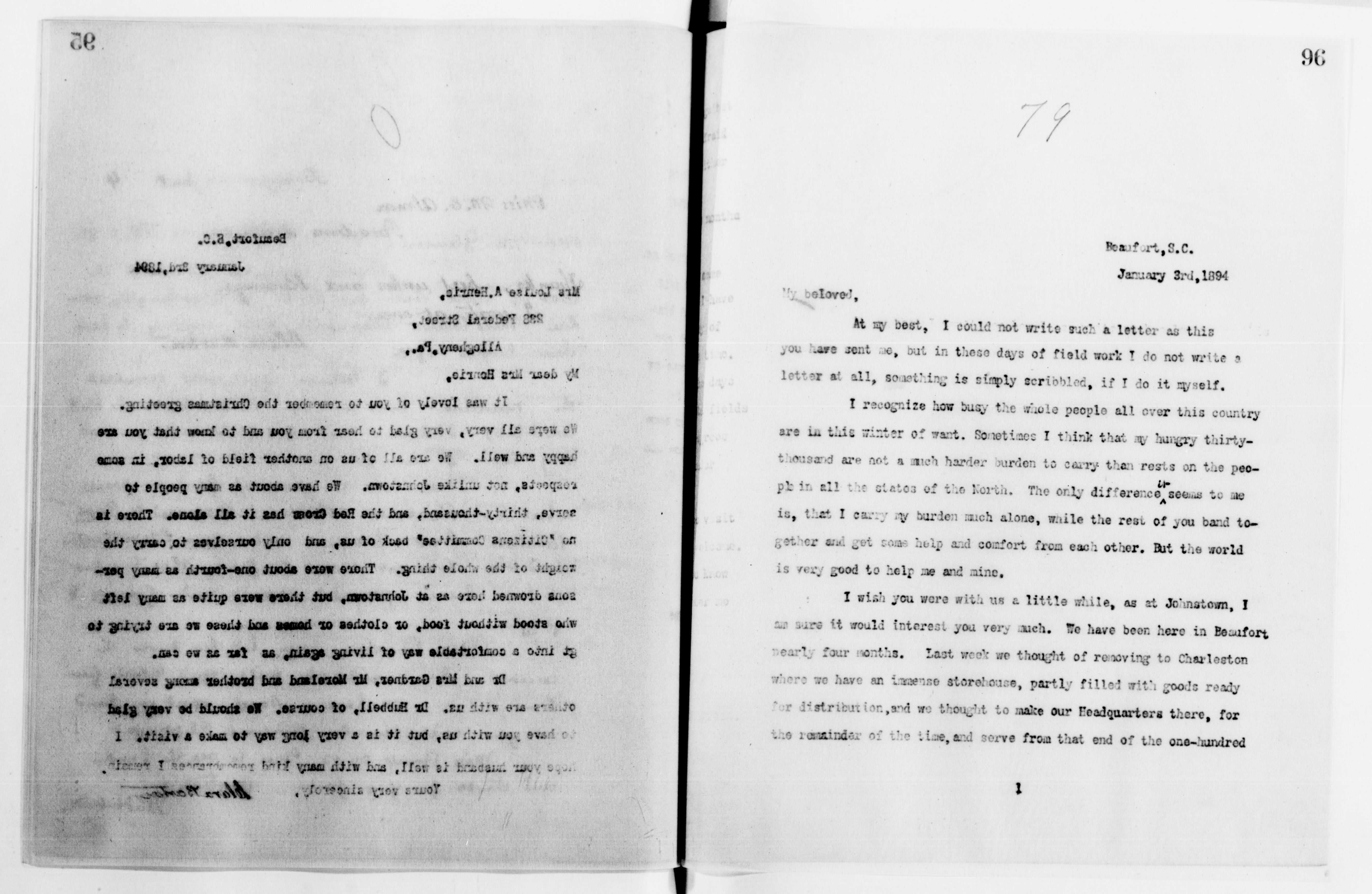 Scanned image of the current content page