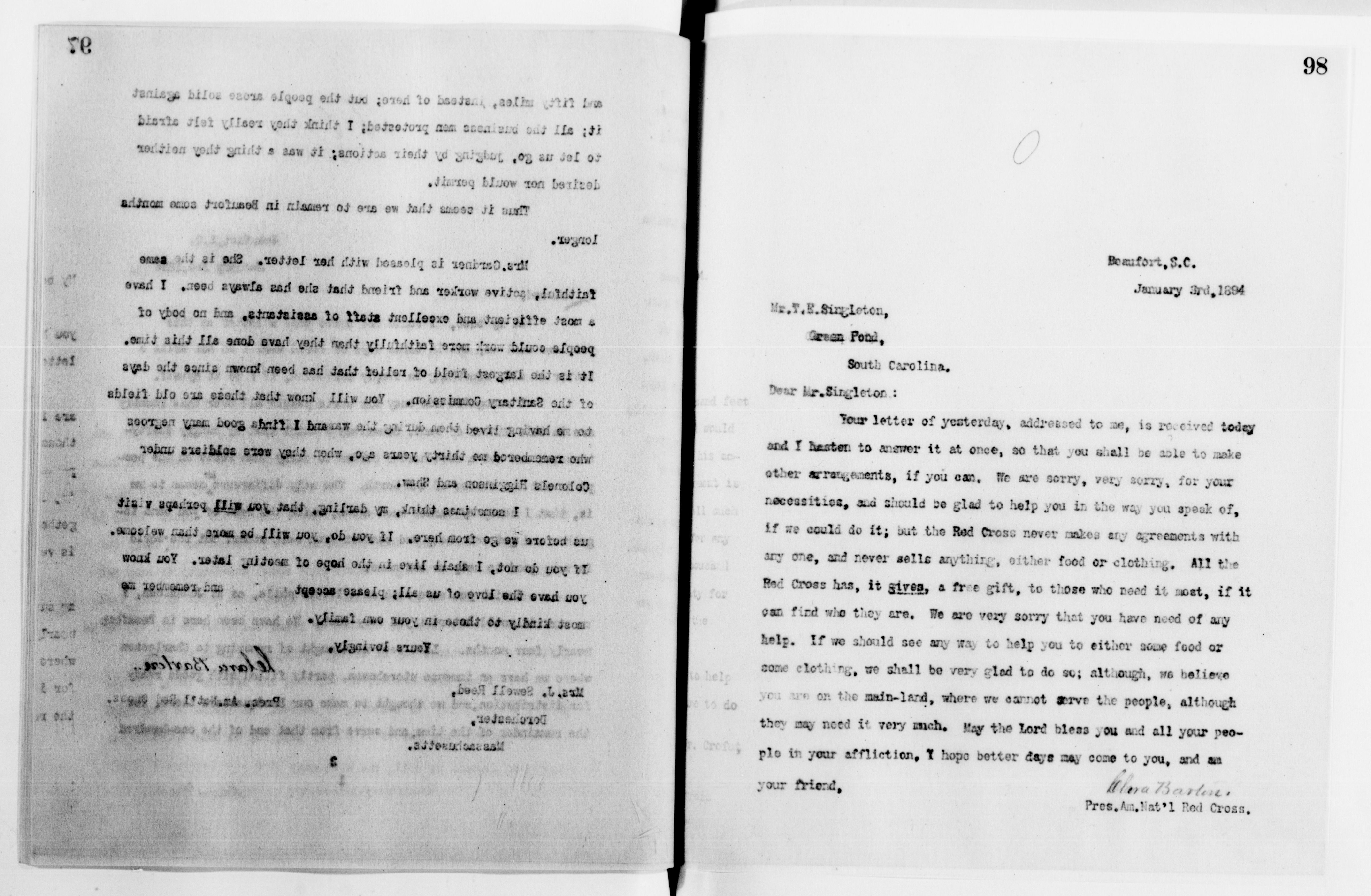 Scanned image of the current content page