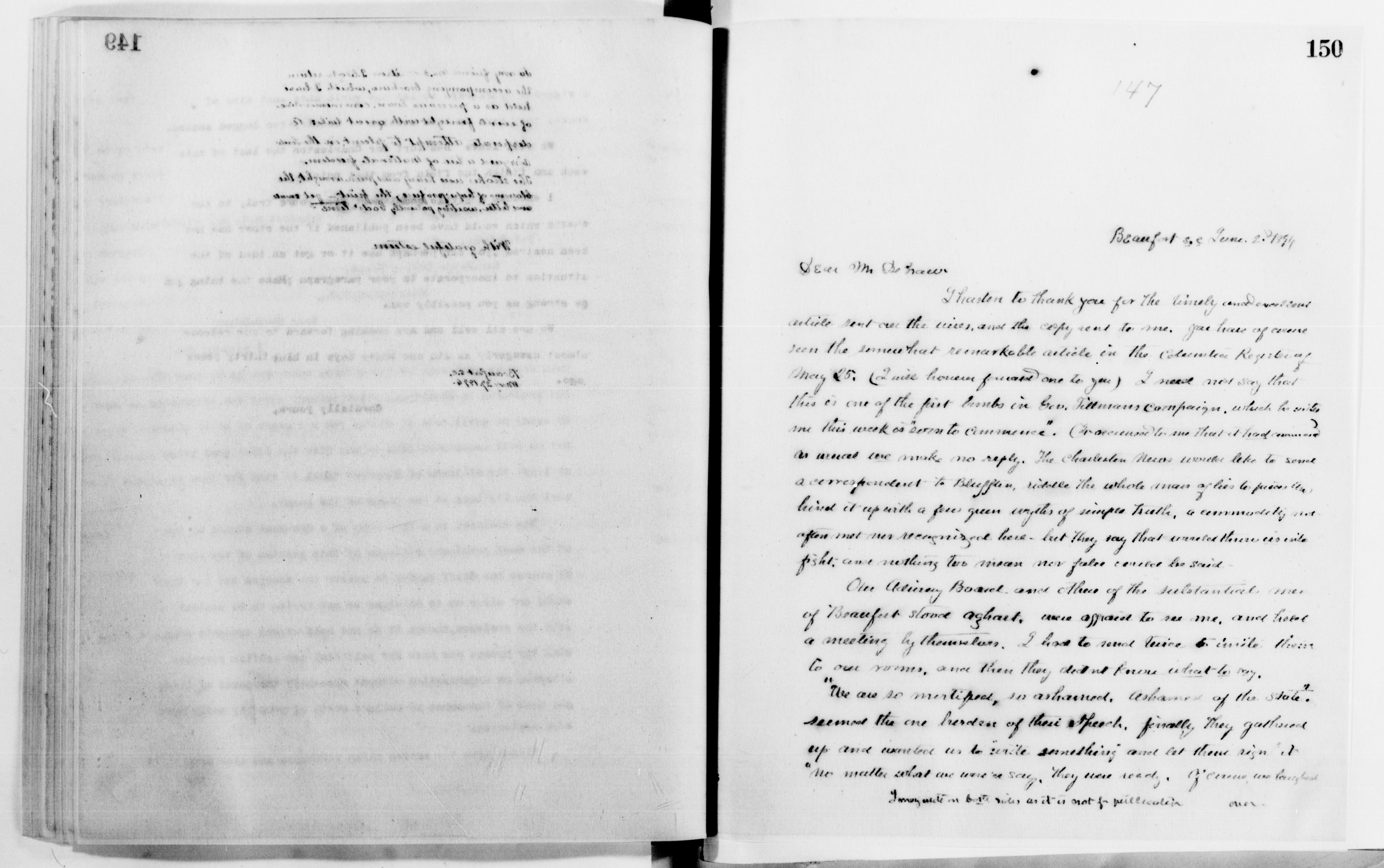 Scanned image of the current content page