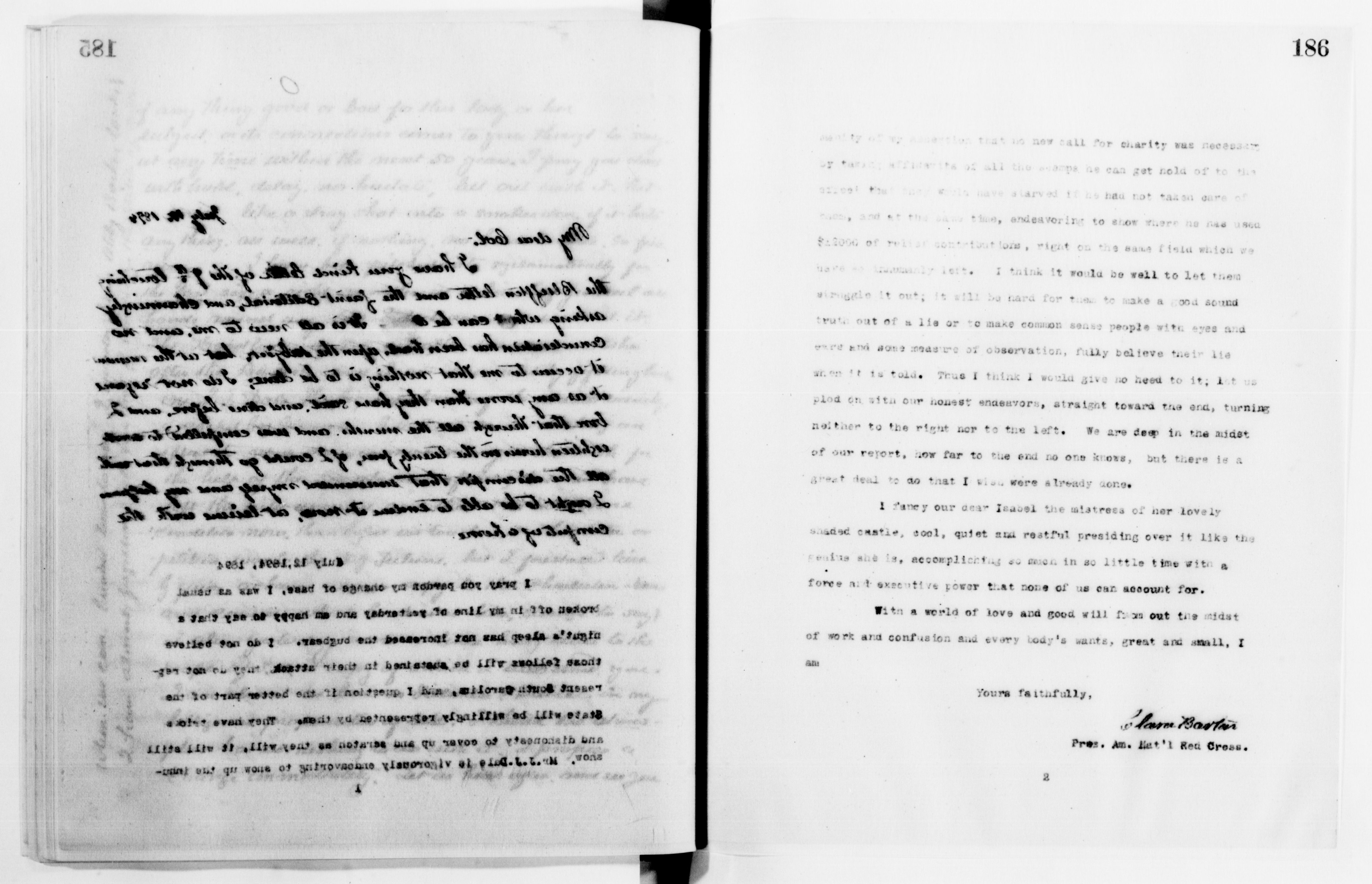 Scanned image of the current content page