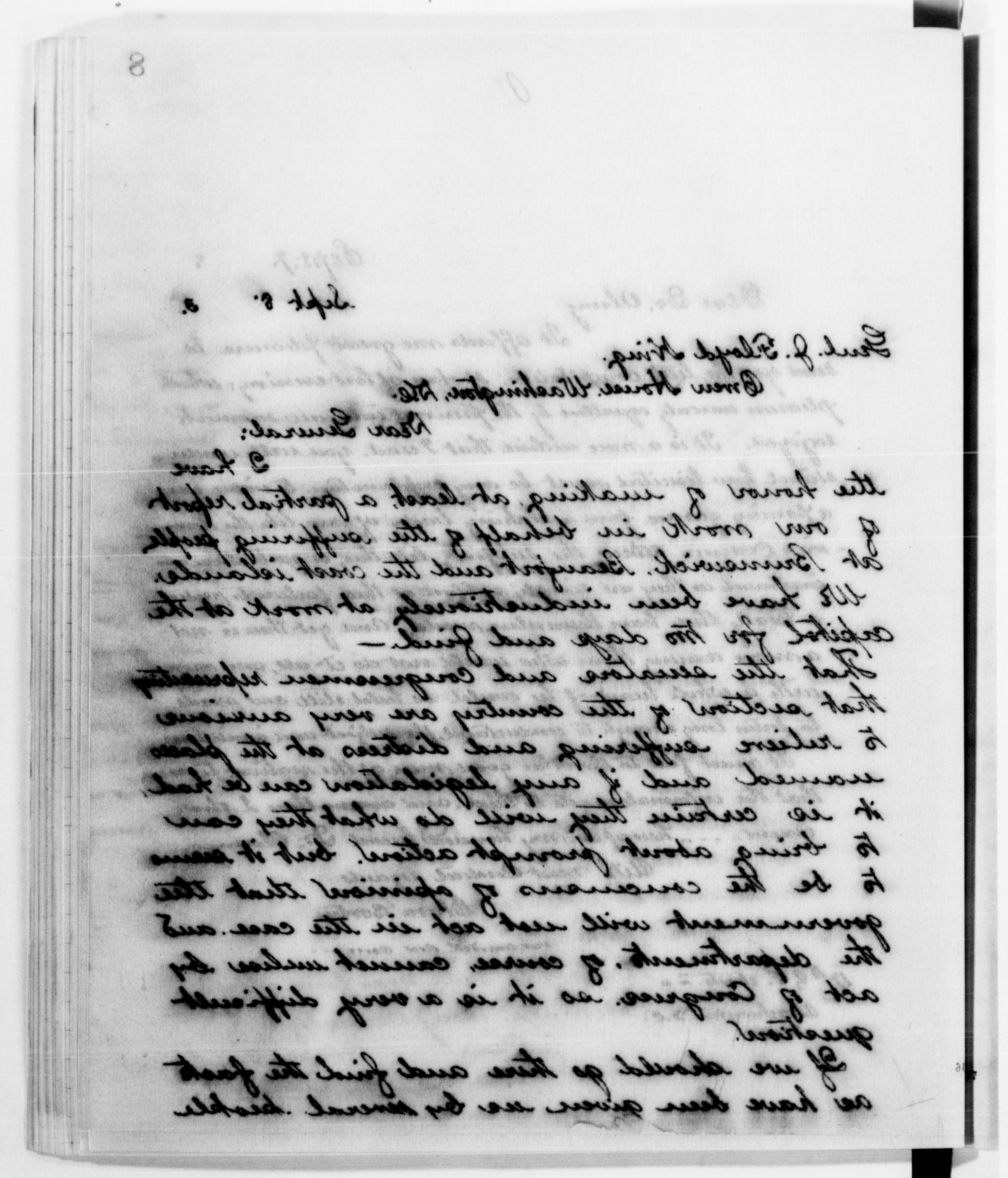 Scanned image of the current content page