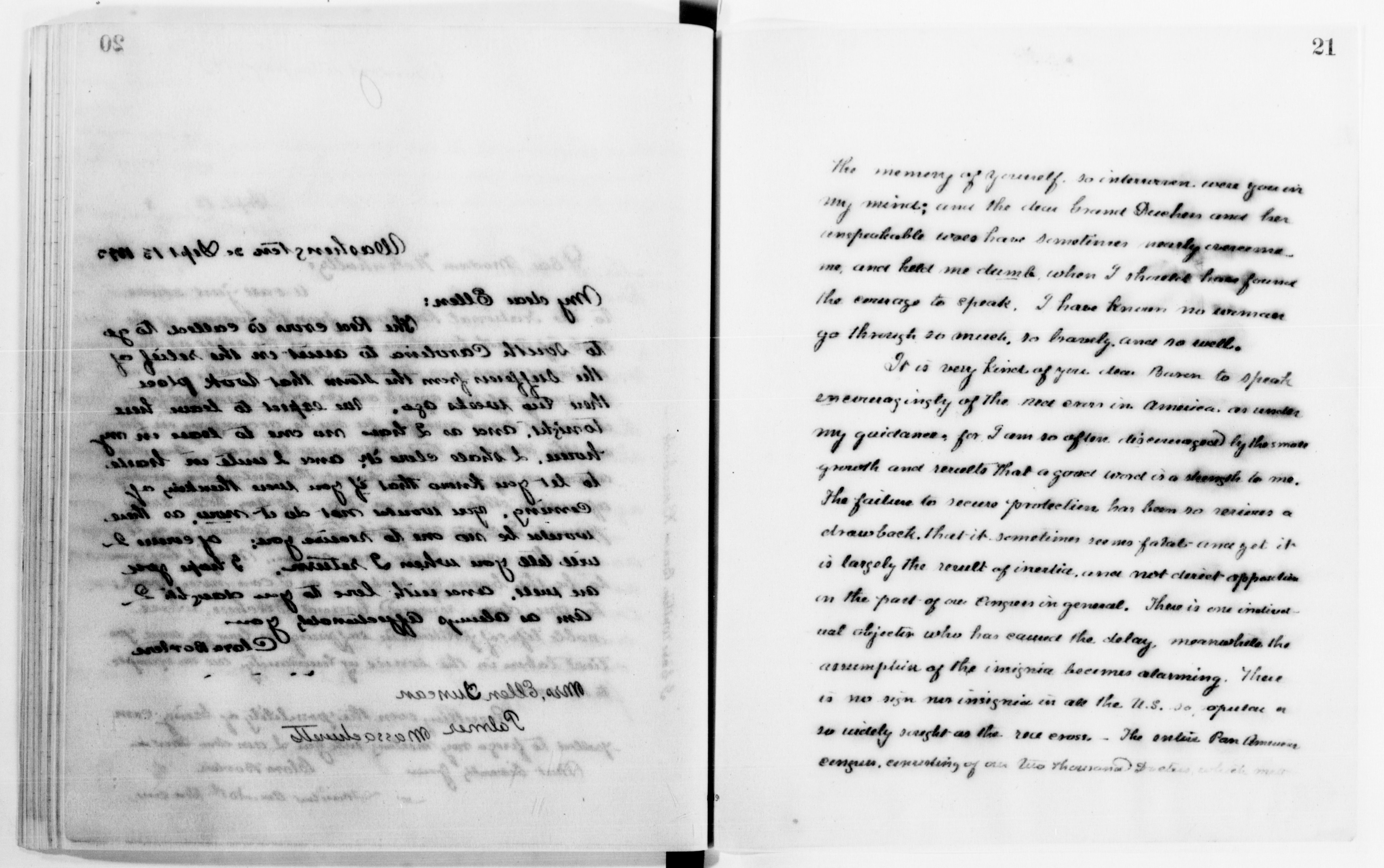 Scanned image of the current content page