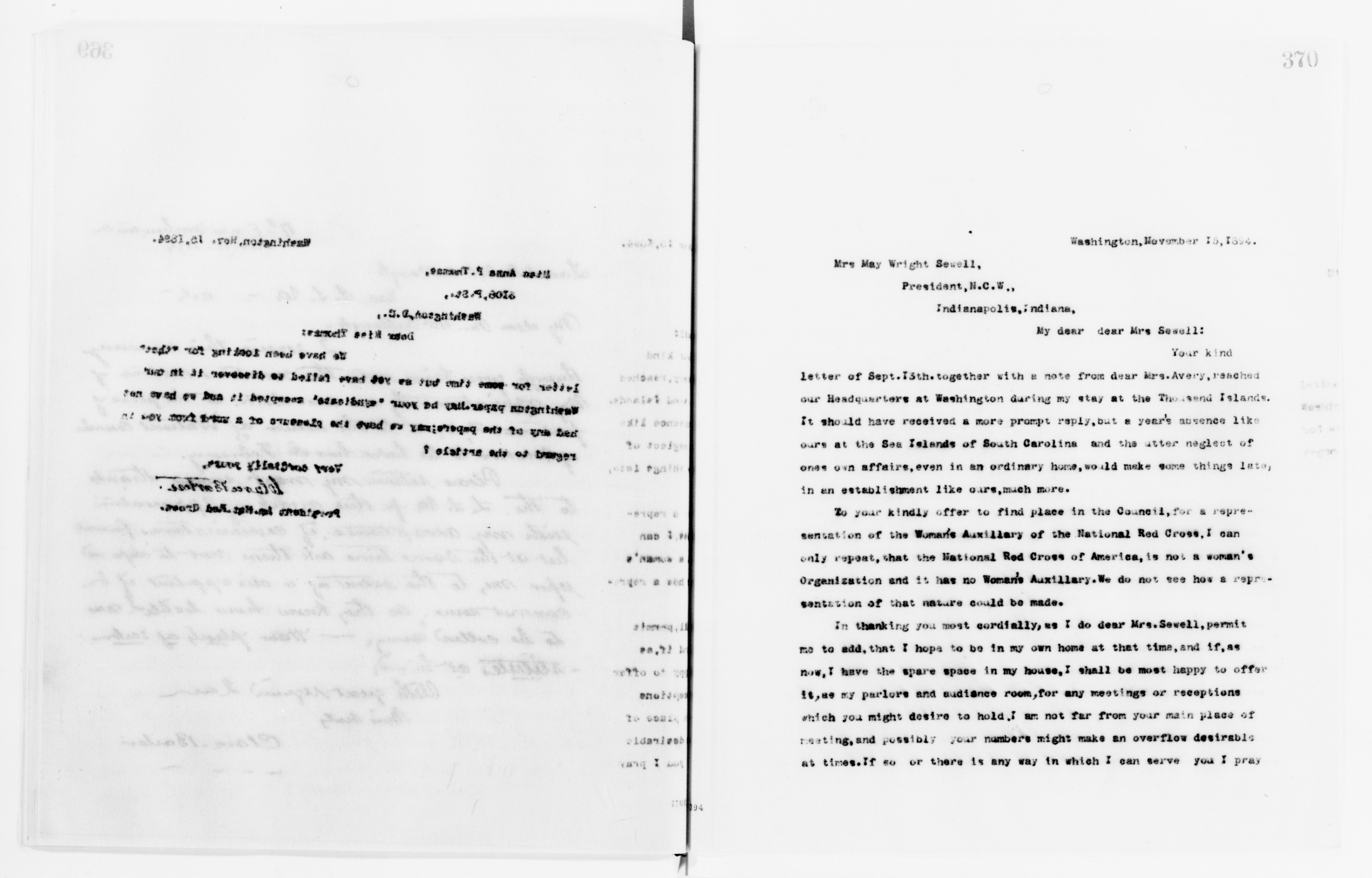 Scanned image of the current content page