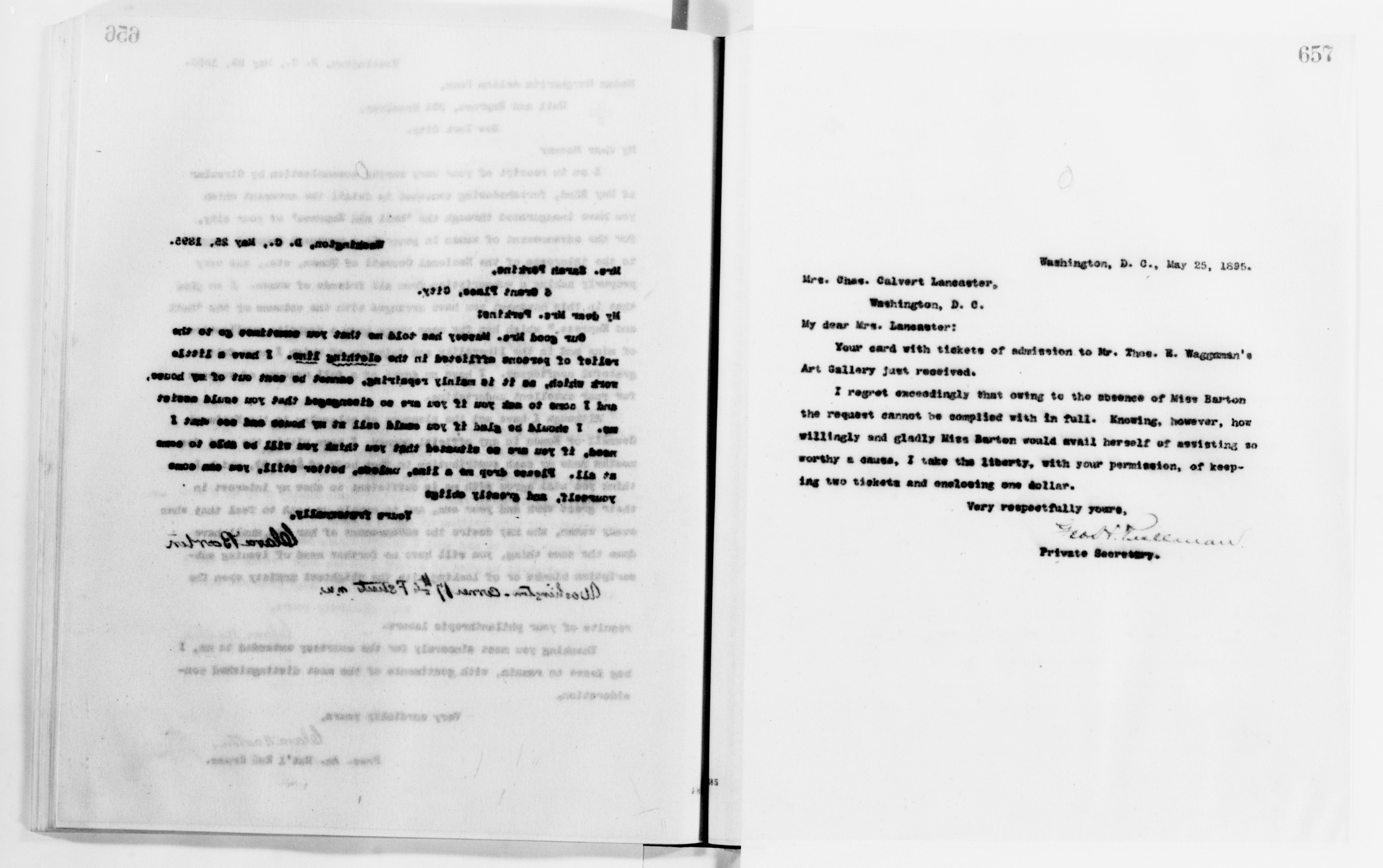 Scanned image of the current content page