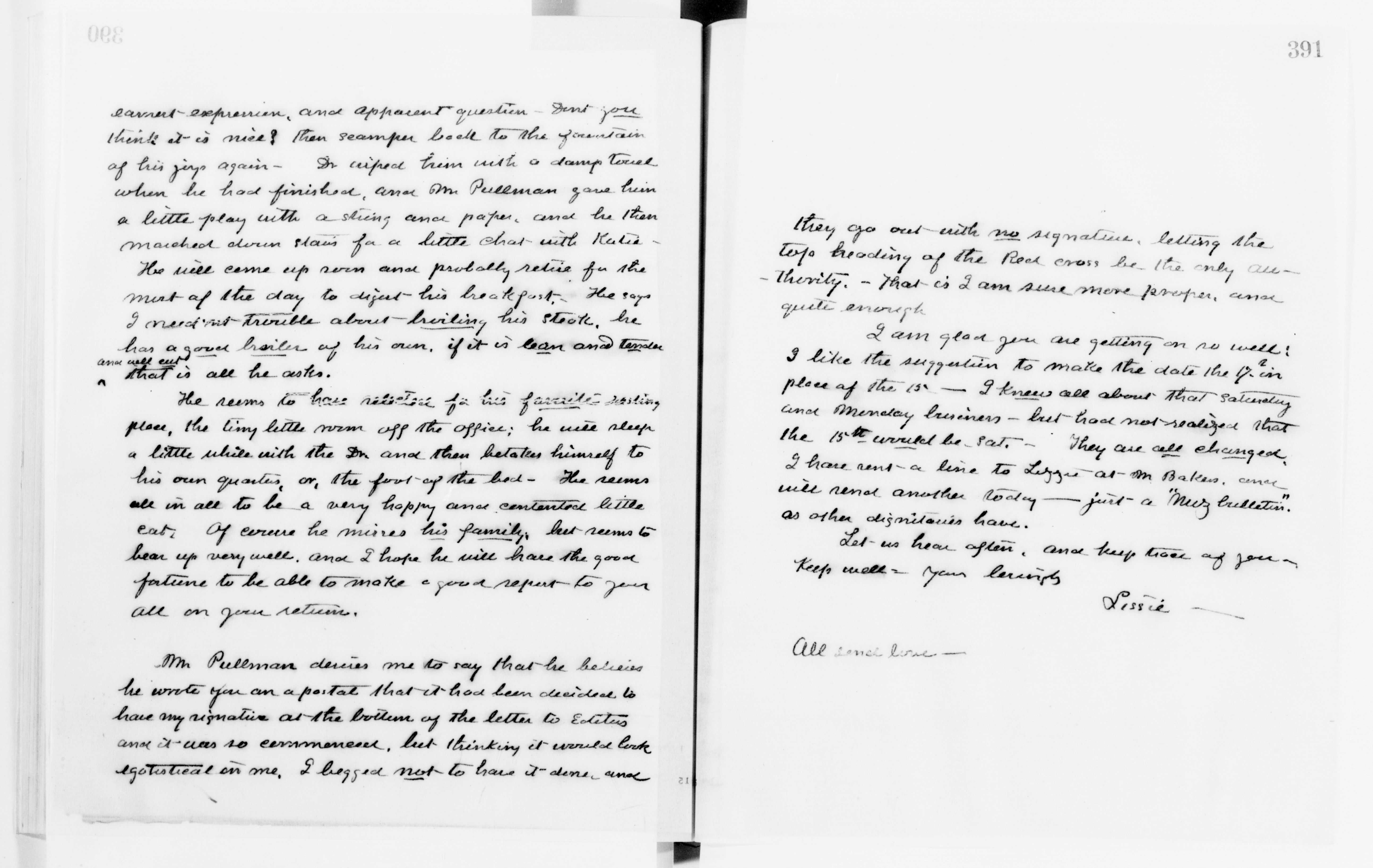 Scanned image of the current content page