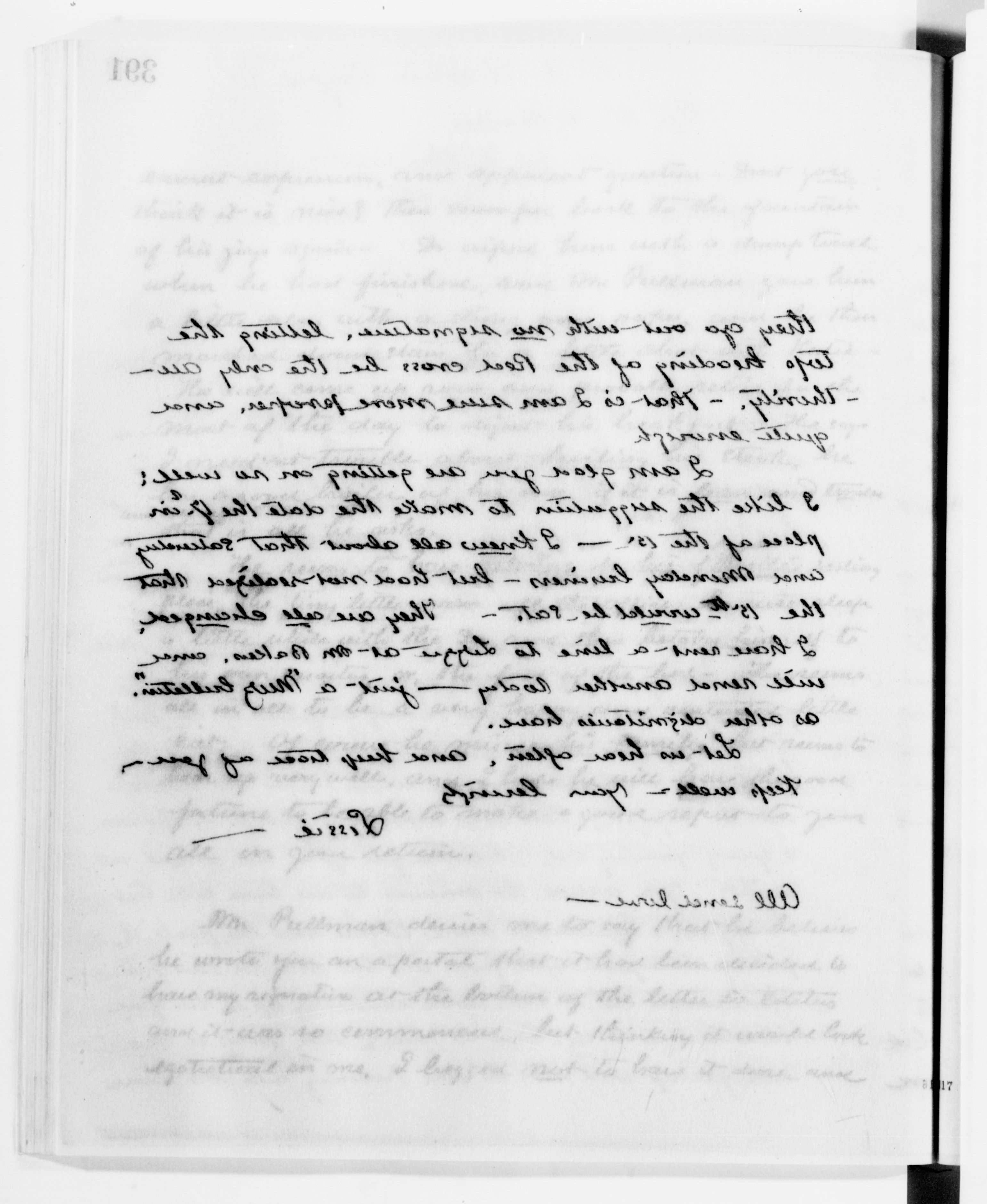 Scanned image of the current content page