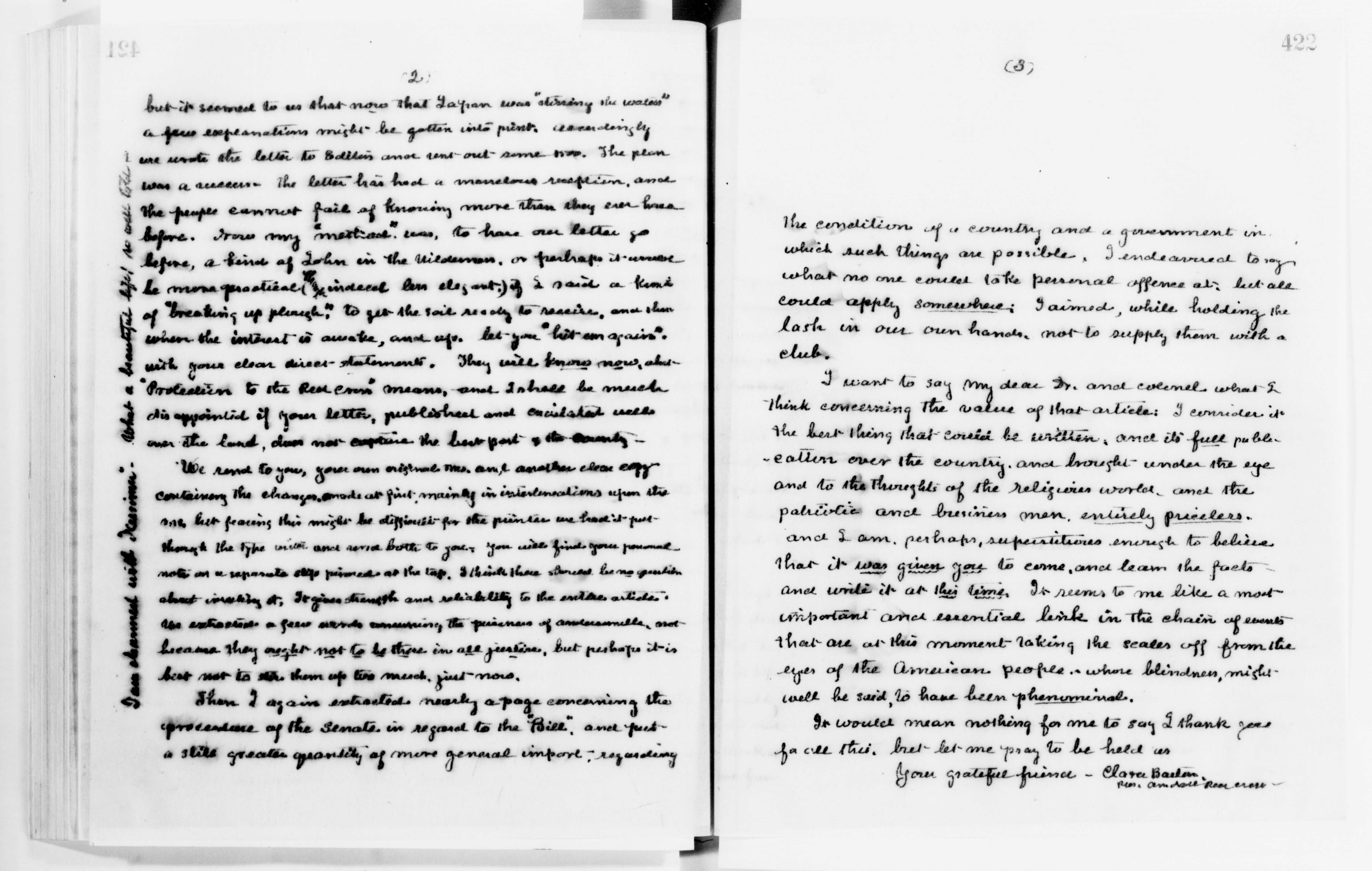 Scanned image of the current content page