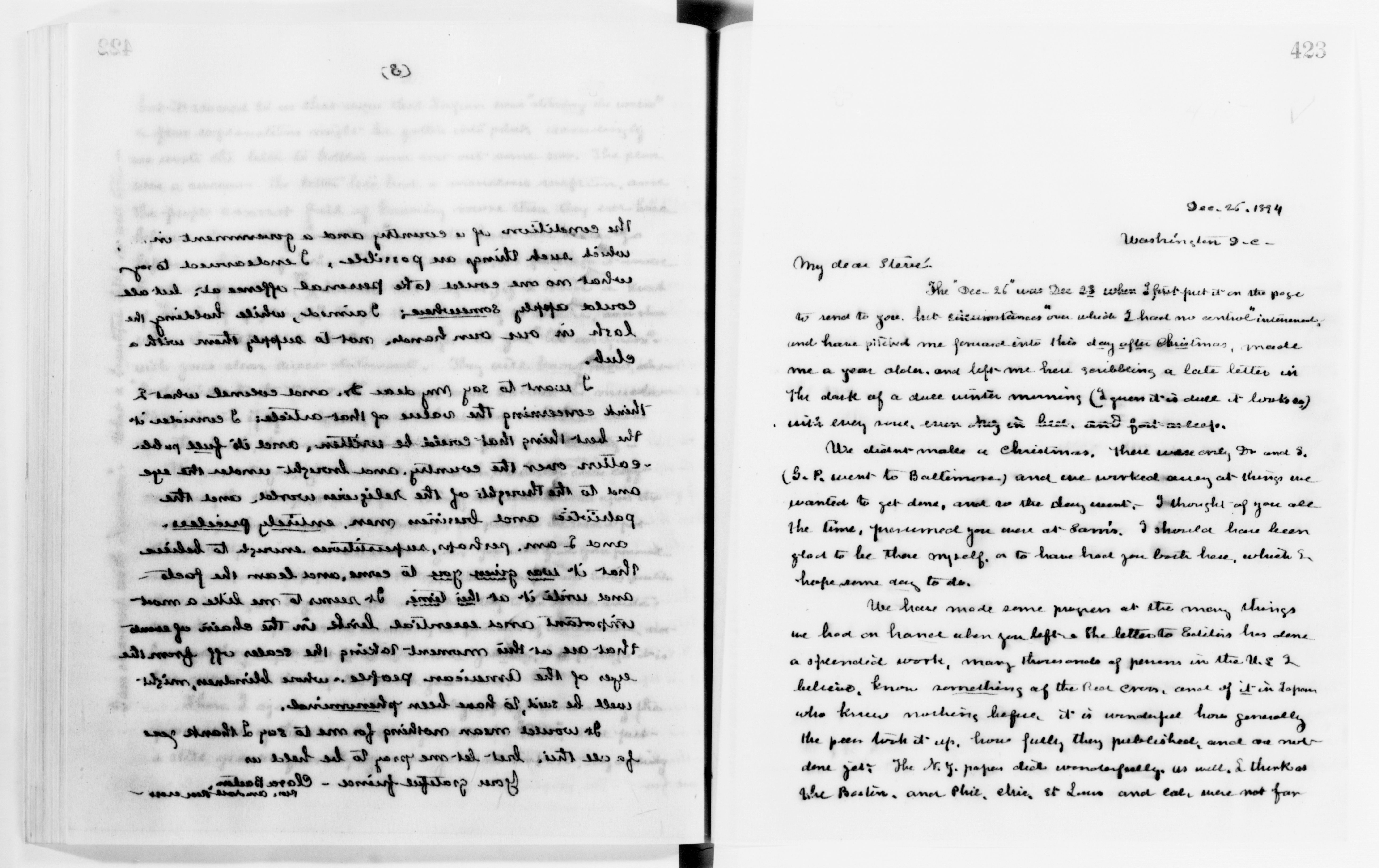 Scanned image of the current content page