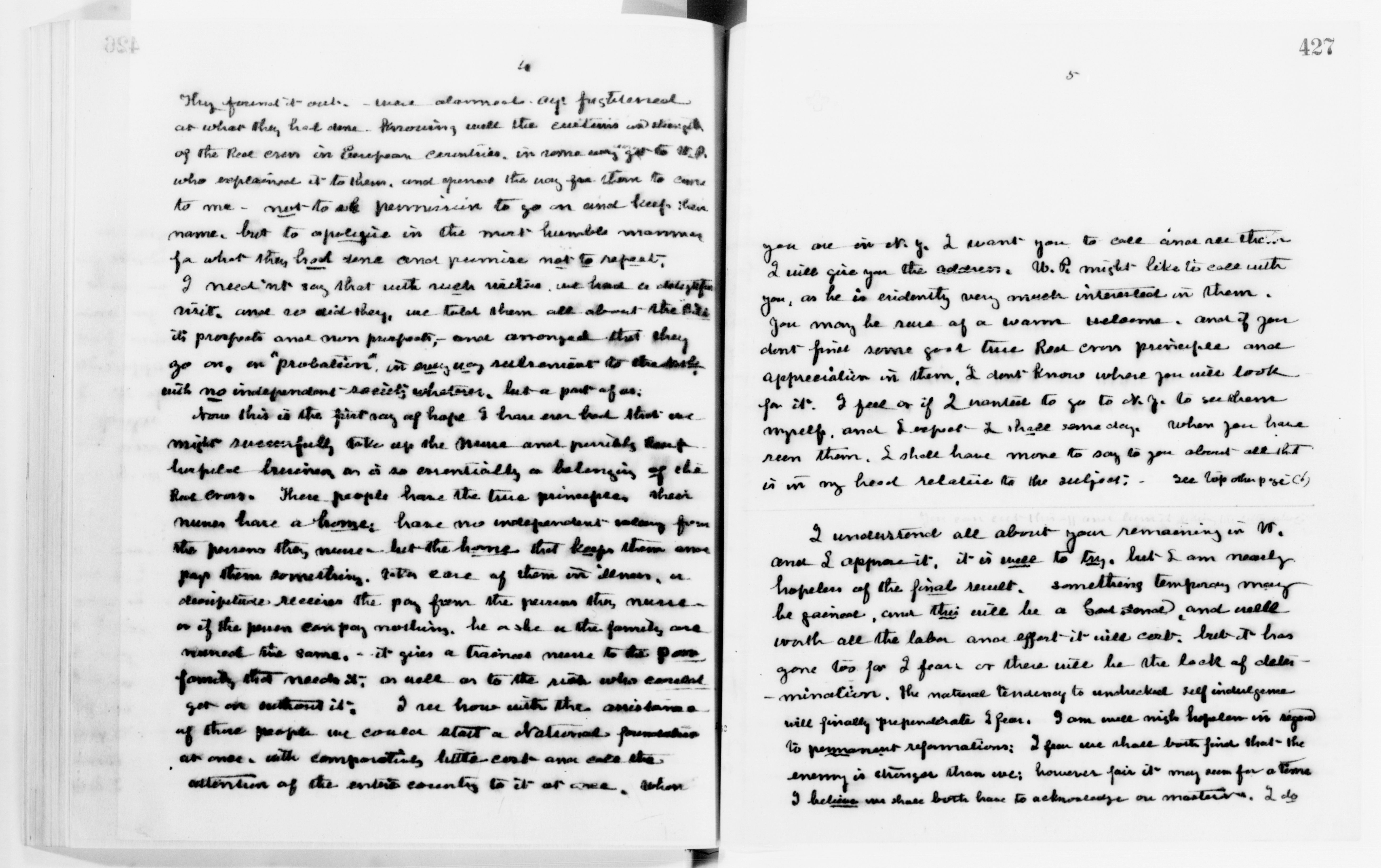 Scanned image of the current content page