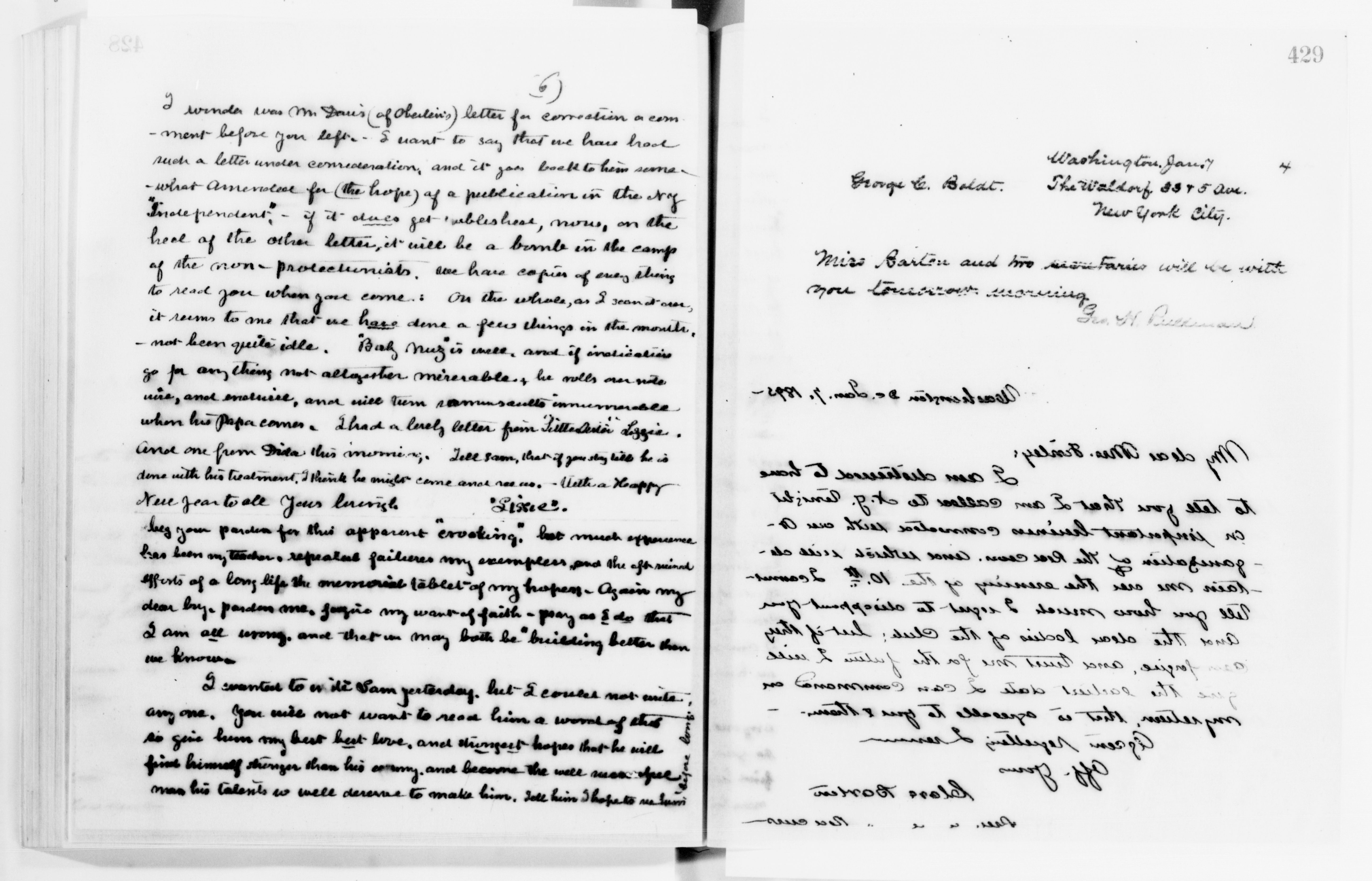 Scanned image of the current content page