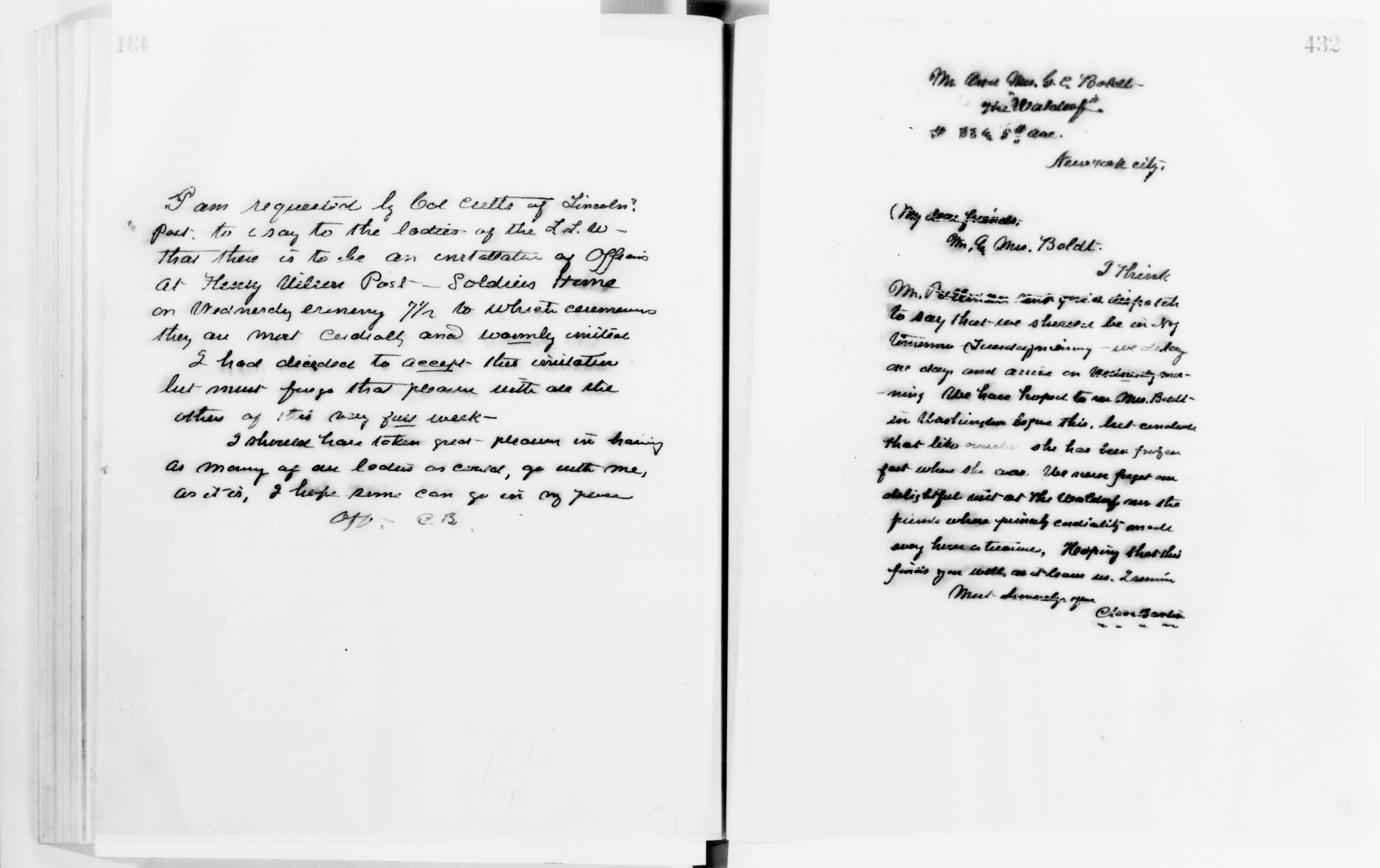 Scanned image of the current content page