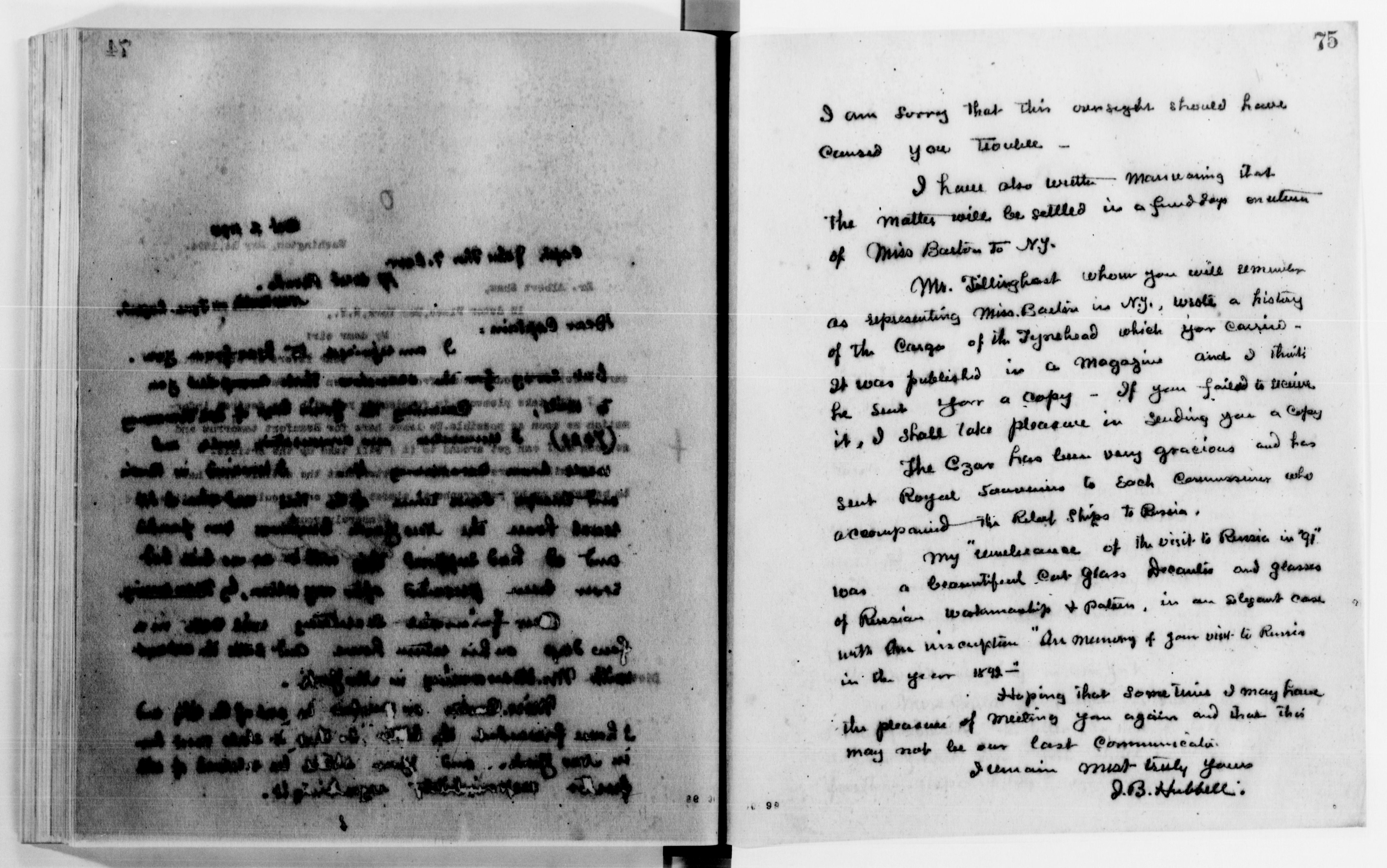 Scanned image of the current content page