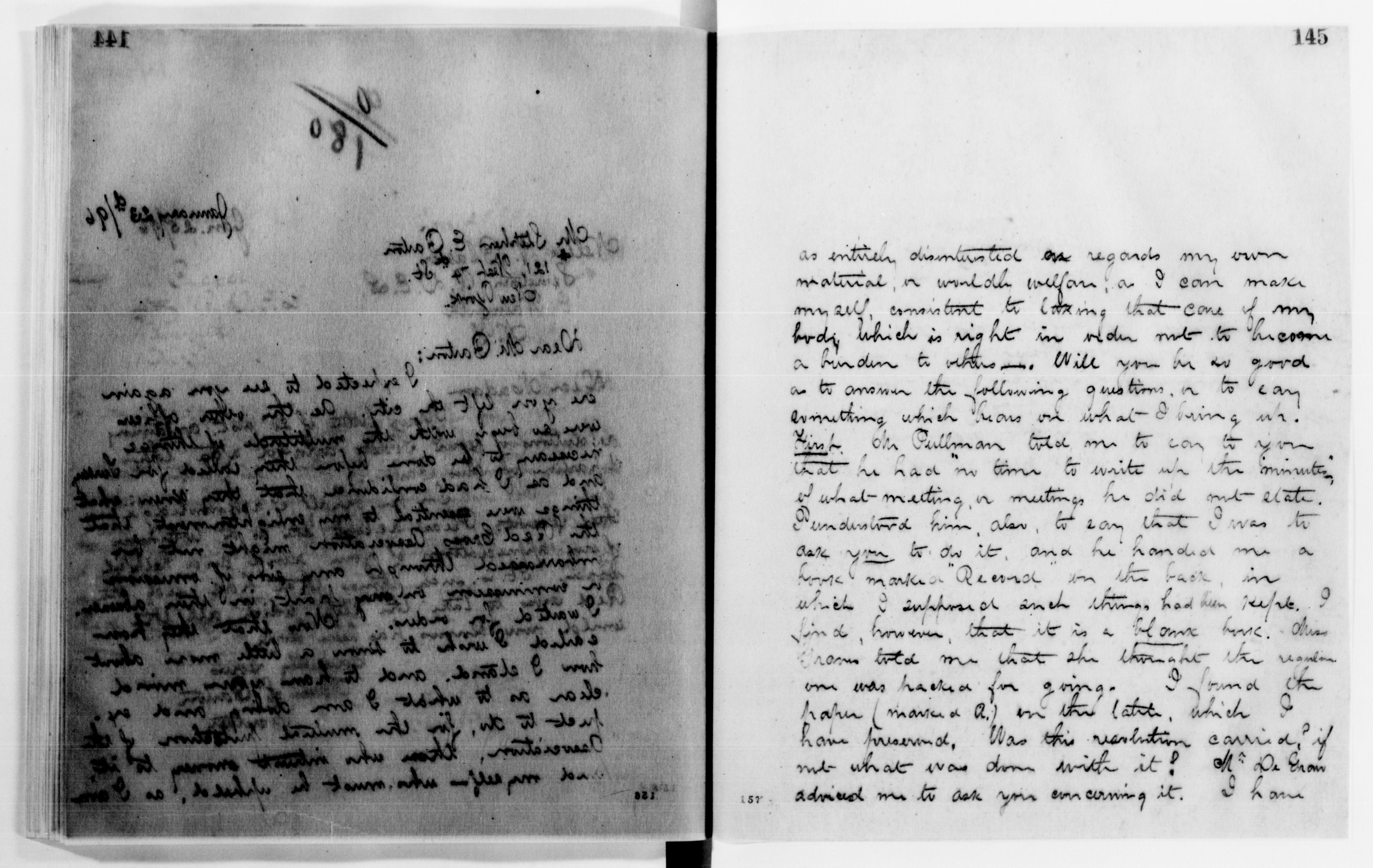 Scanned image of the current content page