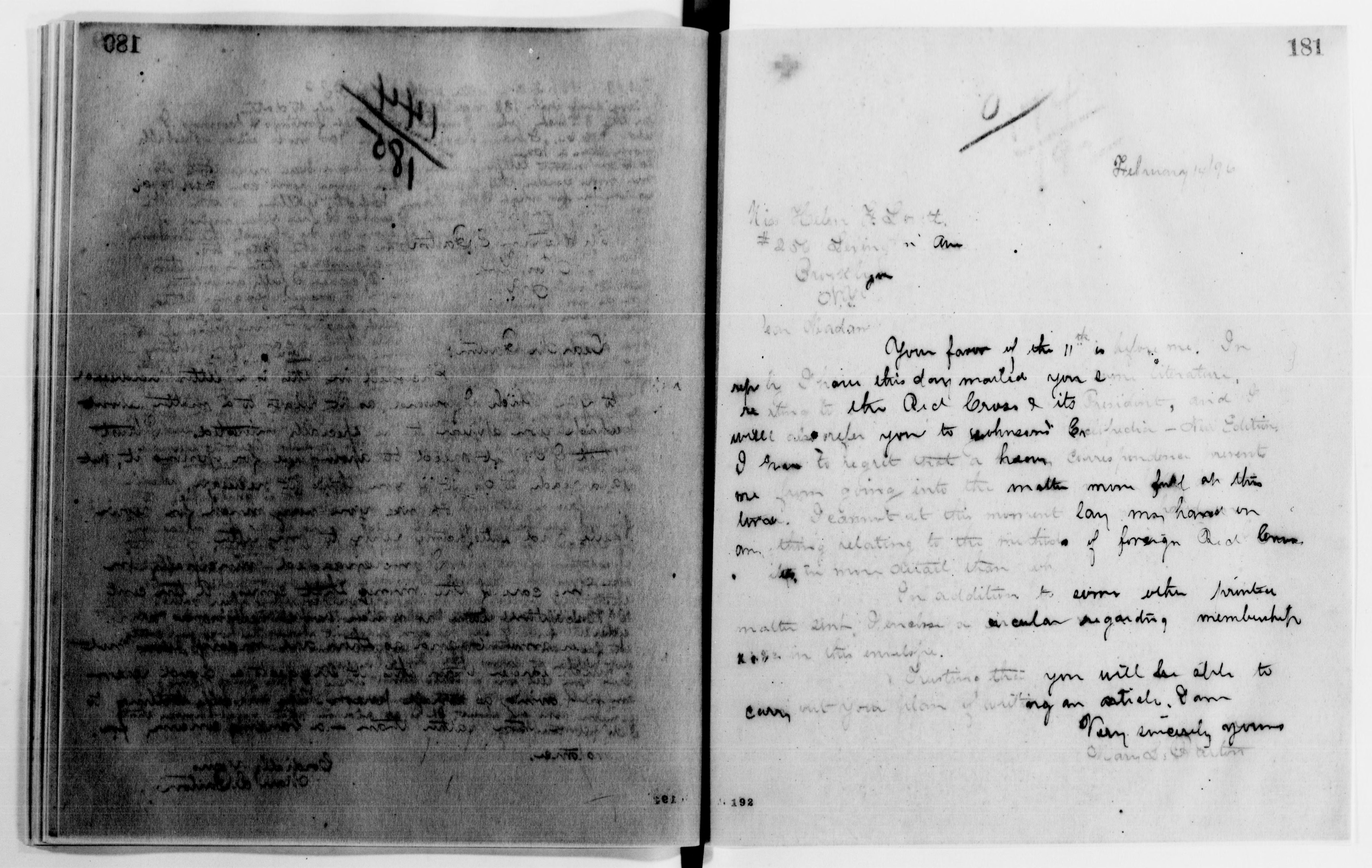 Scanned image of the current content page