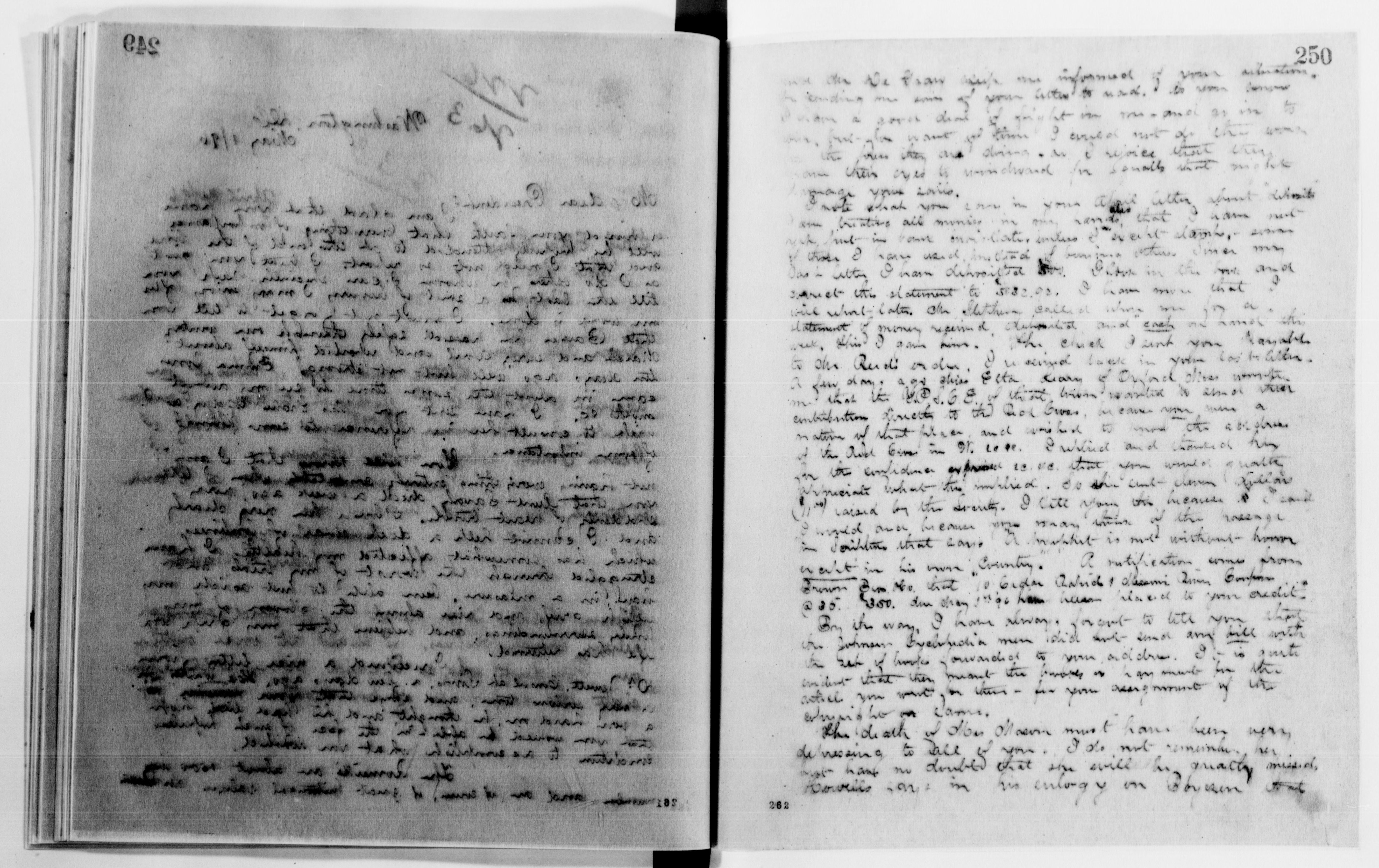 Scanned image of the current content page