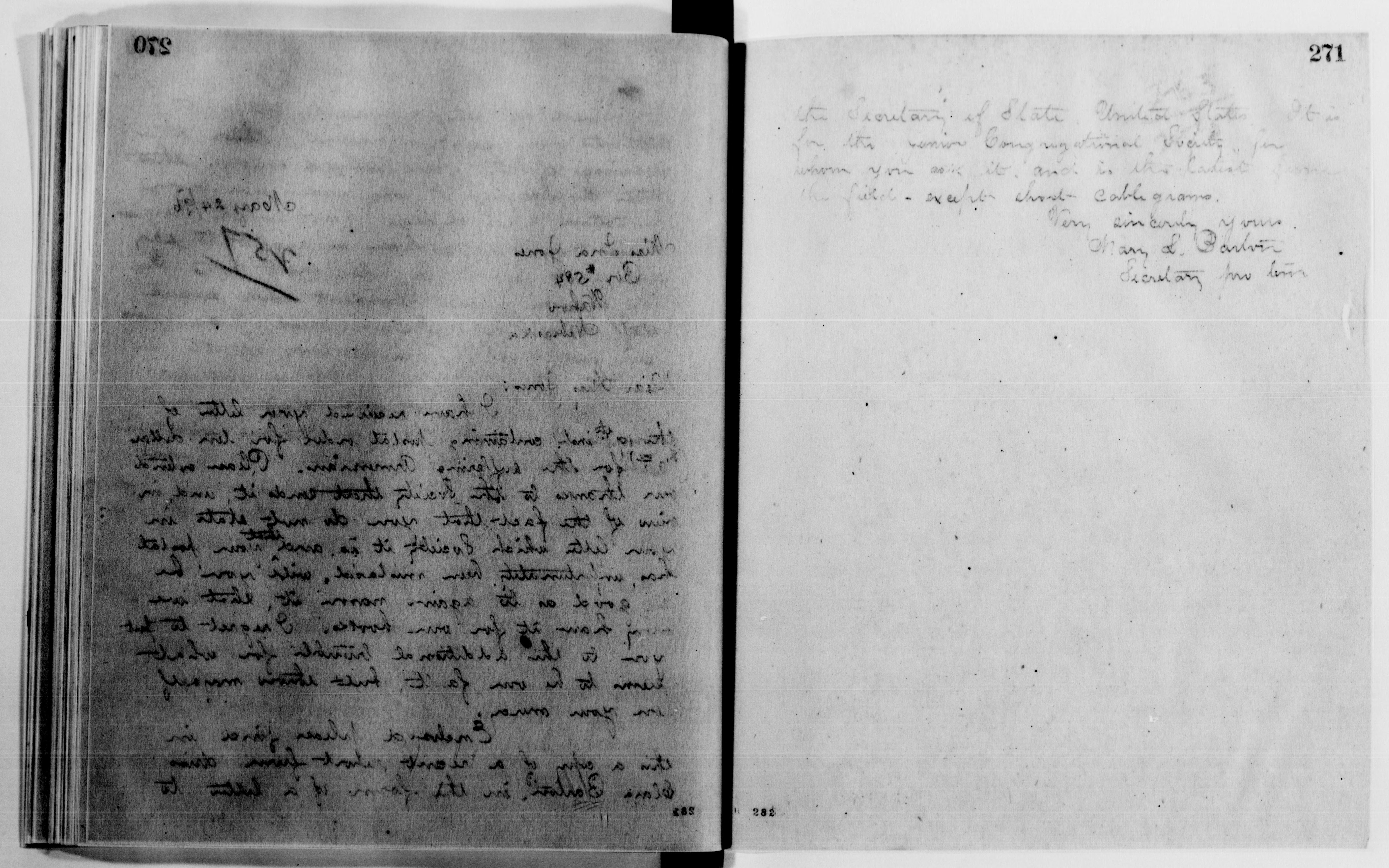 Scanned image of the current content page