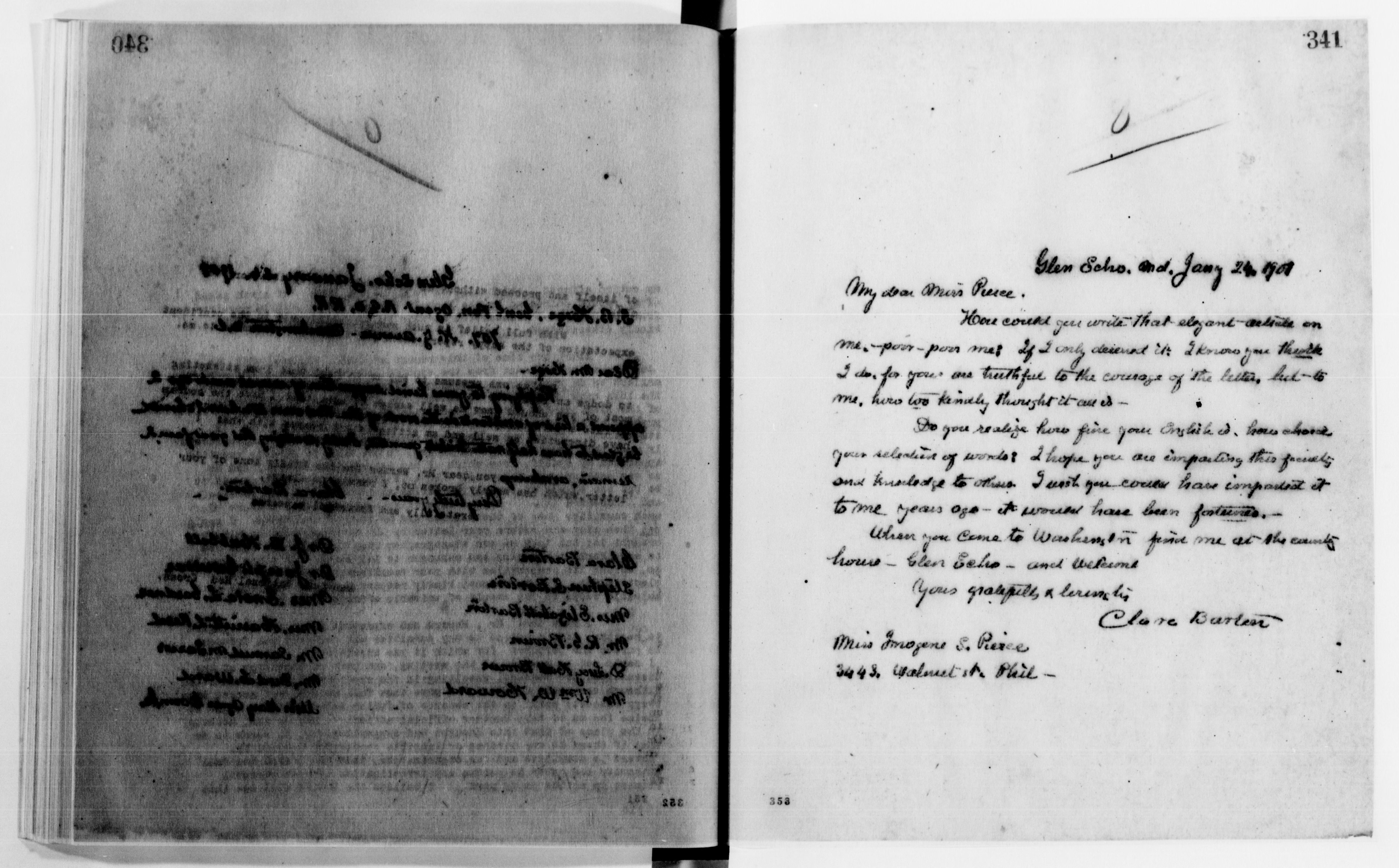 Scanned image of the current content page