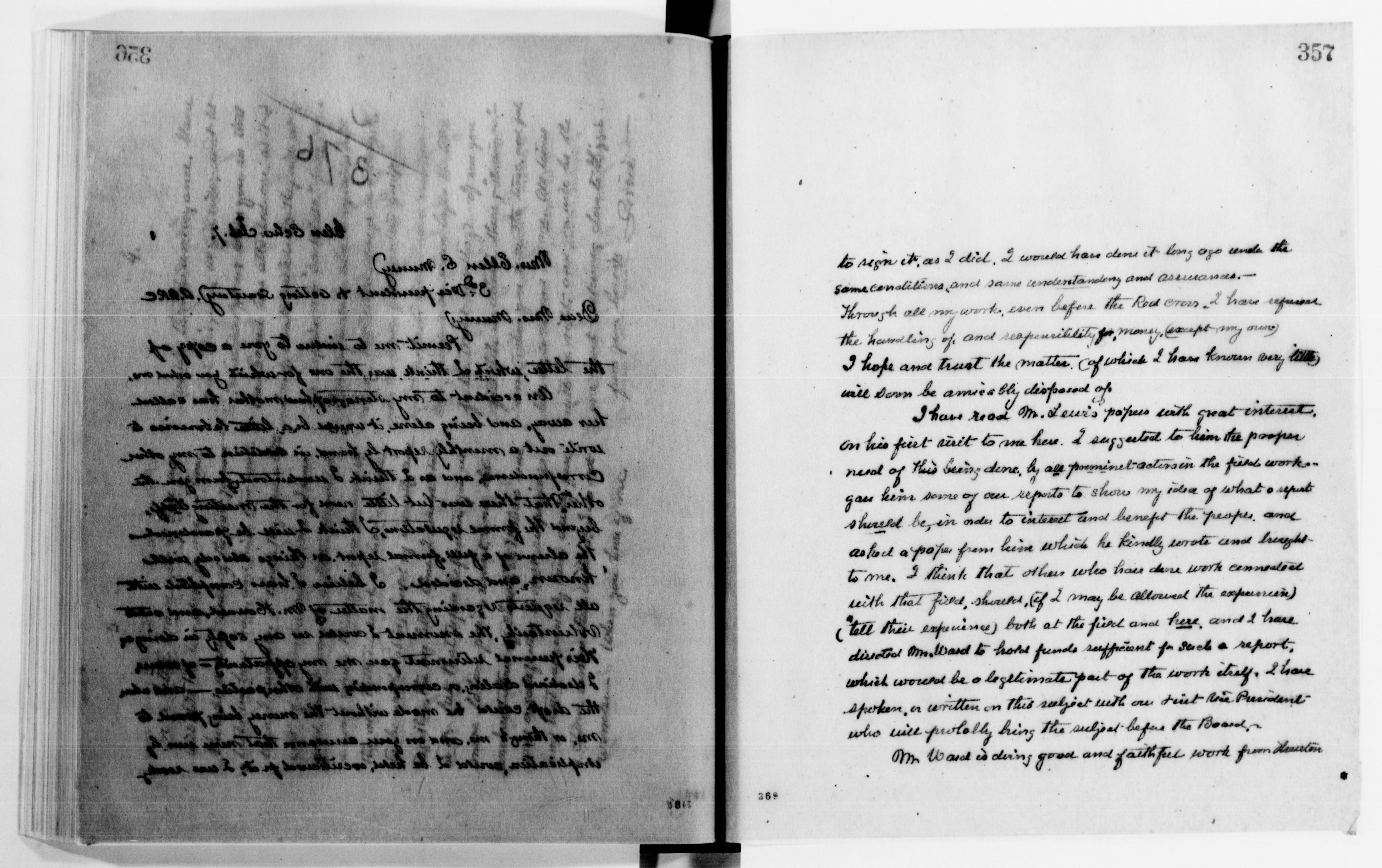 Scanned image of the current content page