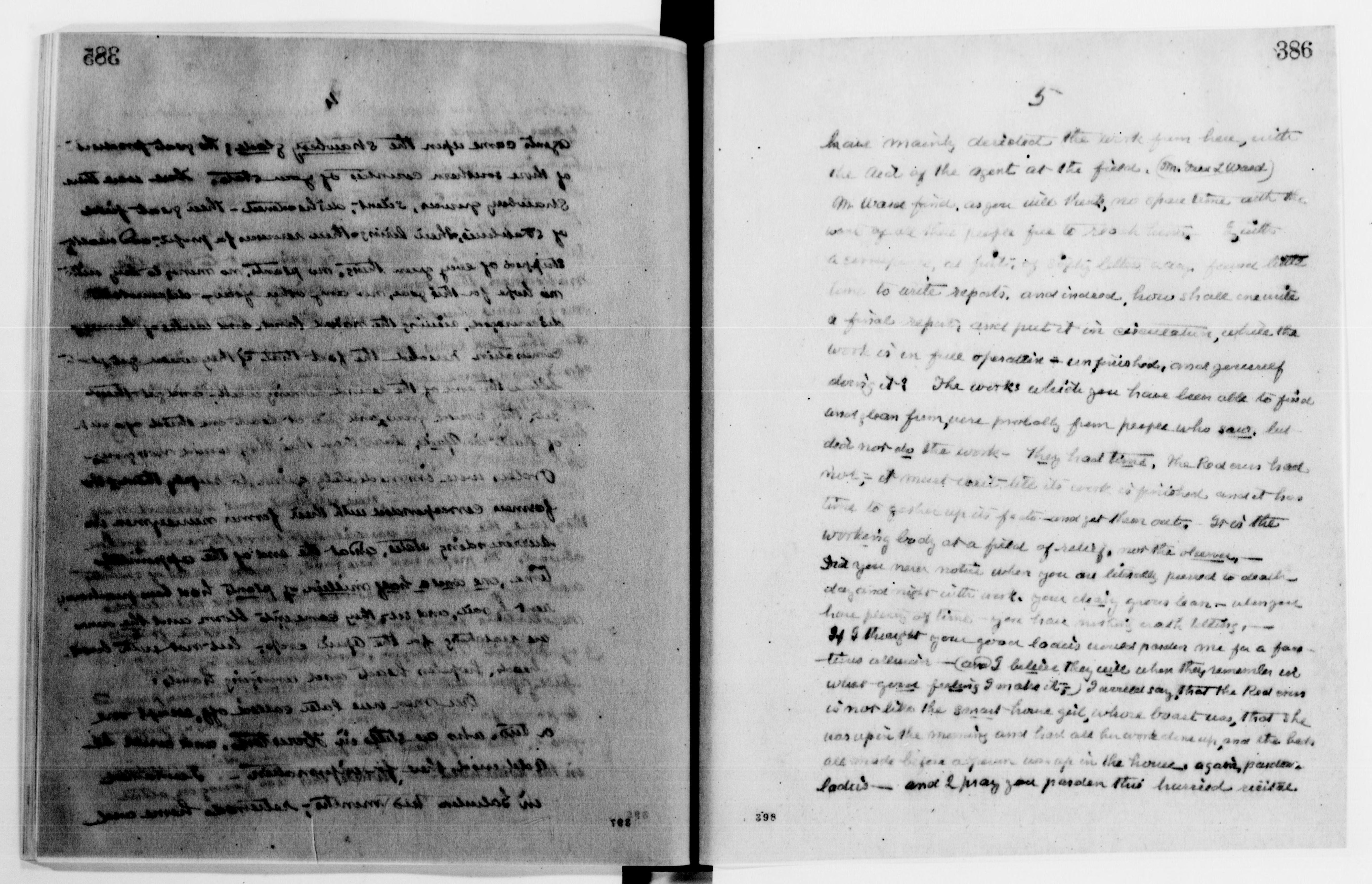 Scanned image of the current content page