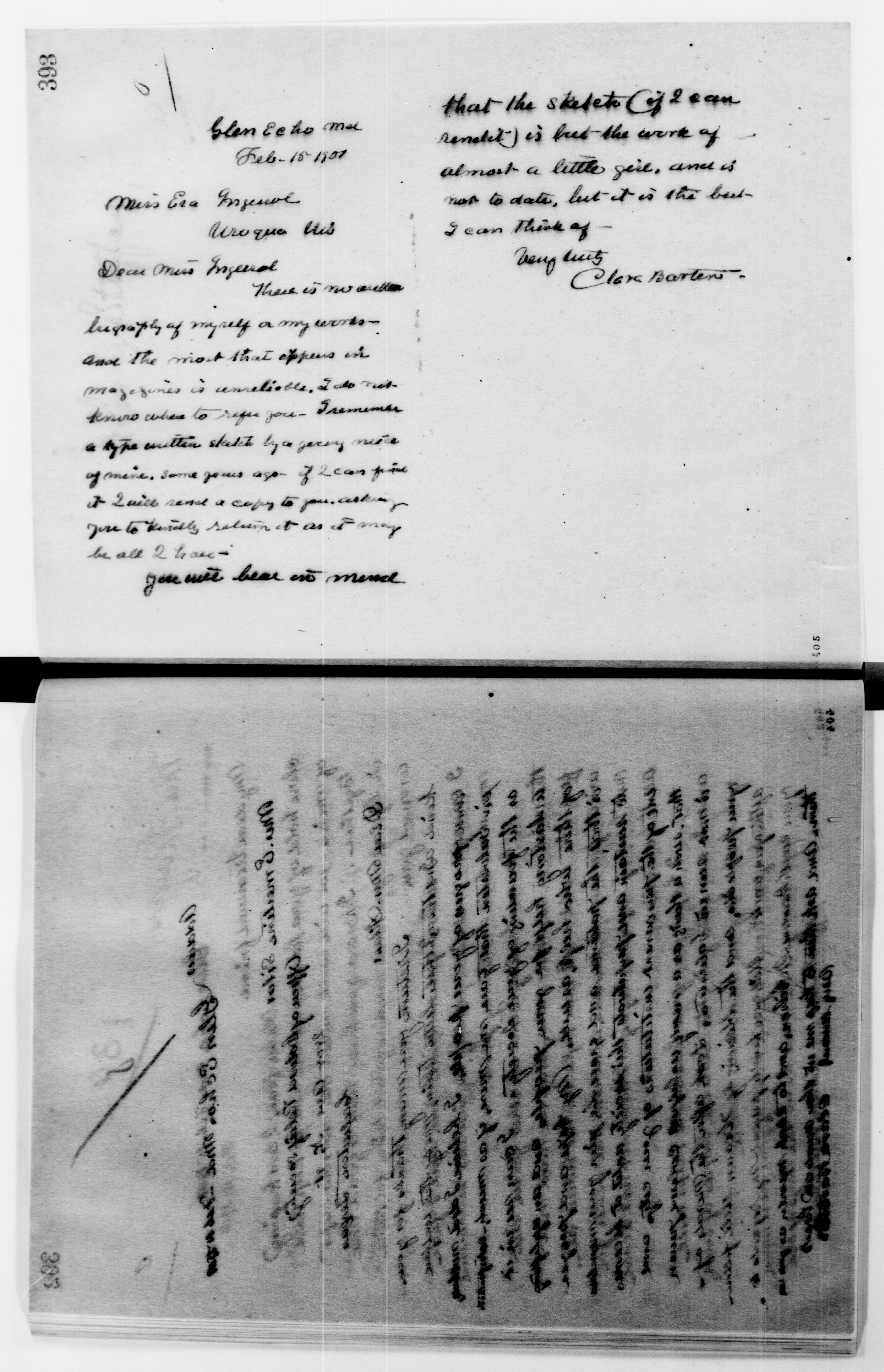 Scanned image of the current content page