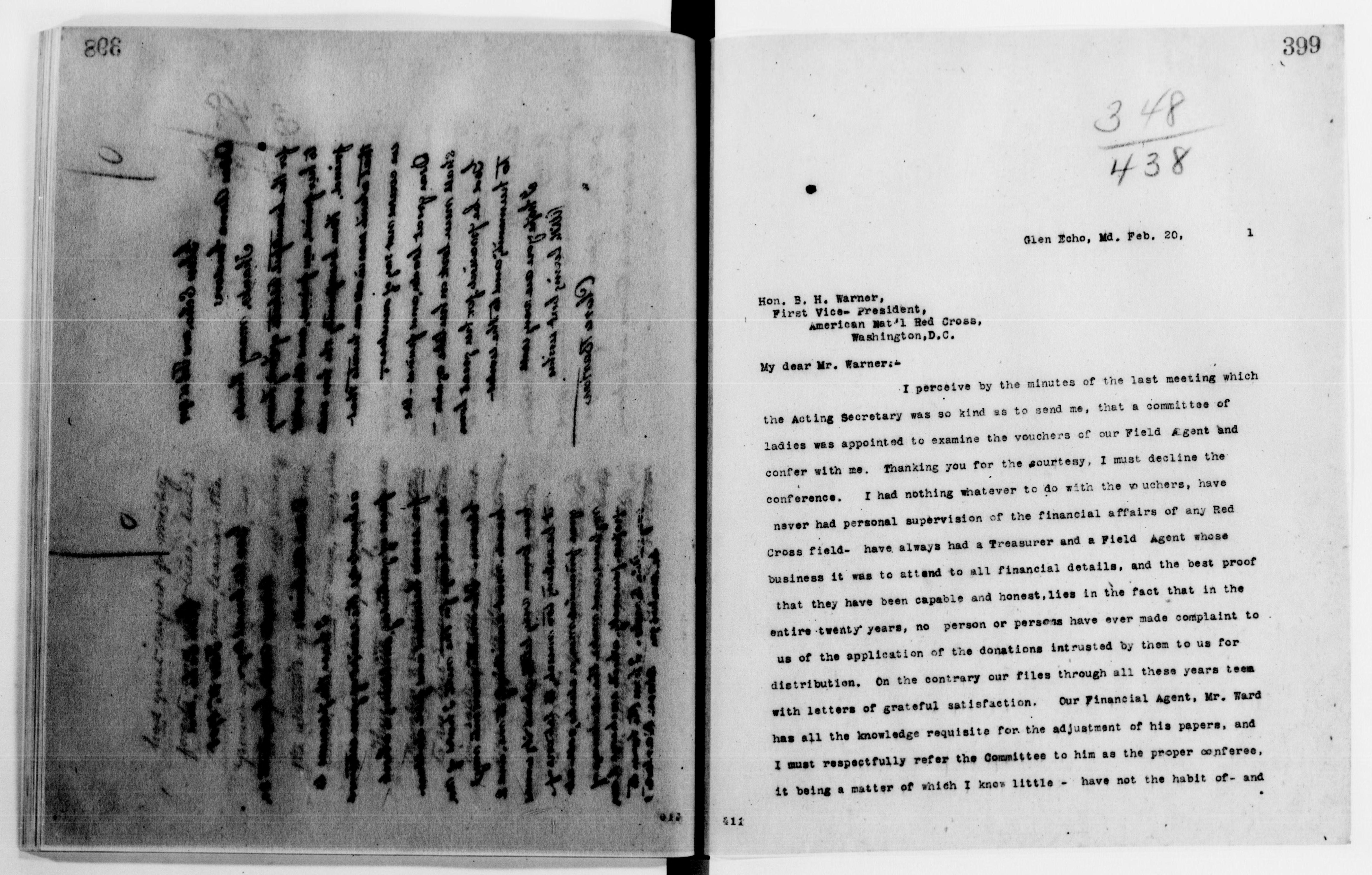 Scanned image of the current content page