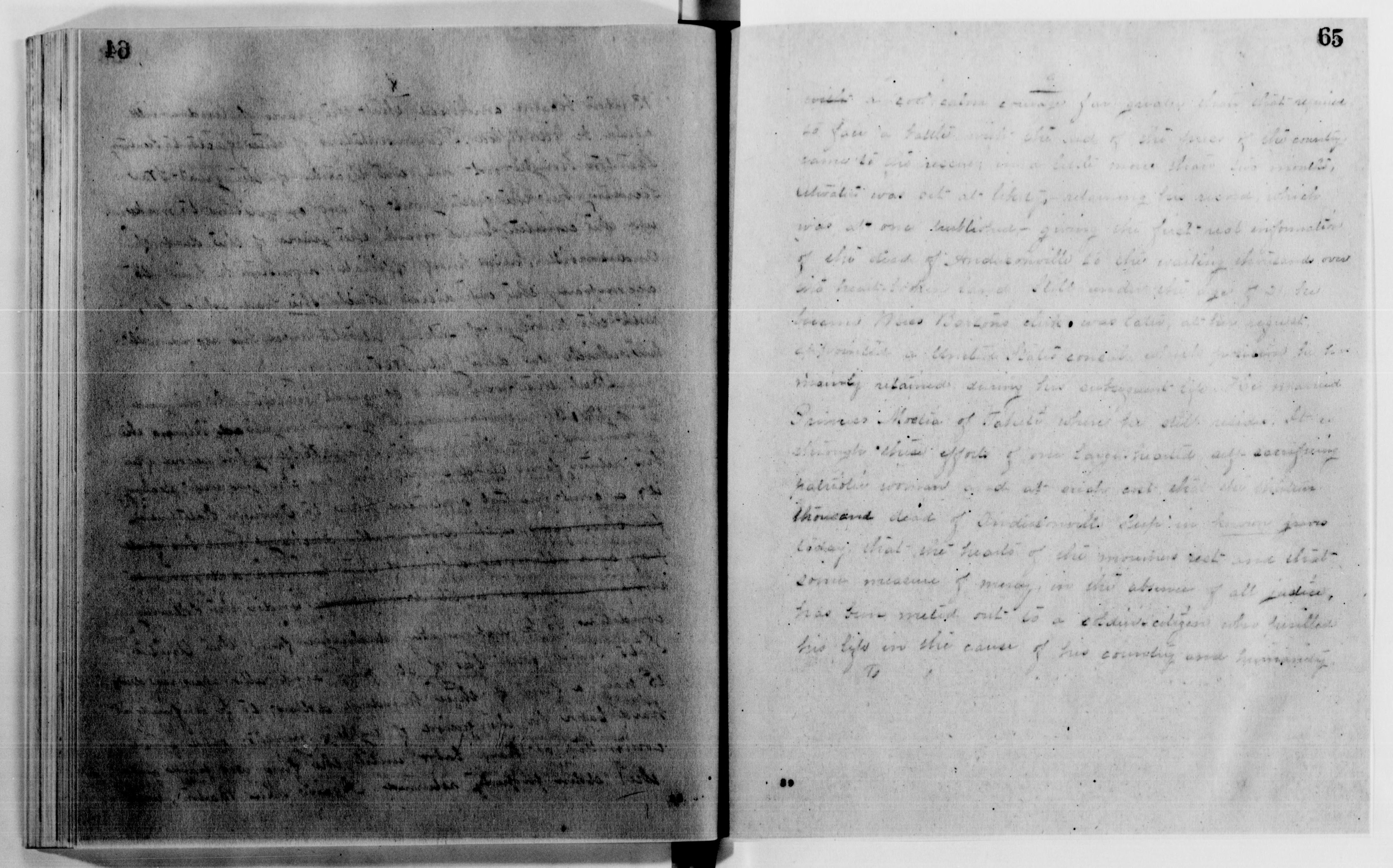 Scanned image of the current content page