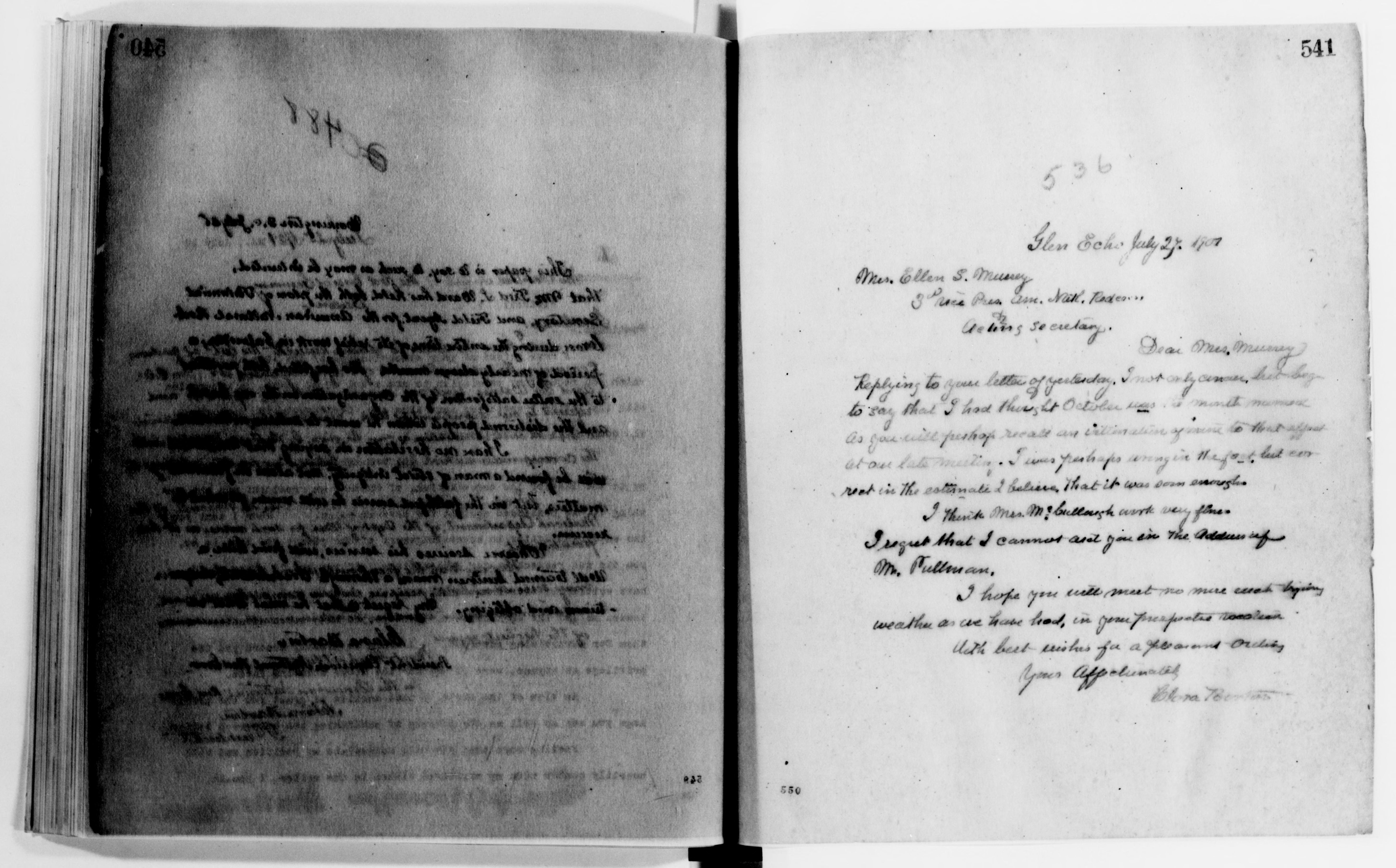 Scanned image of the current content page