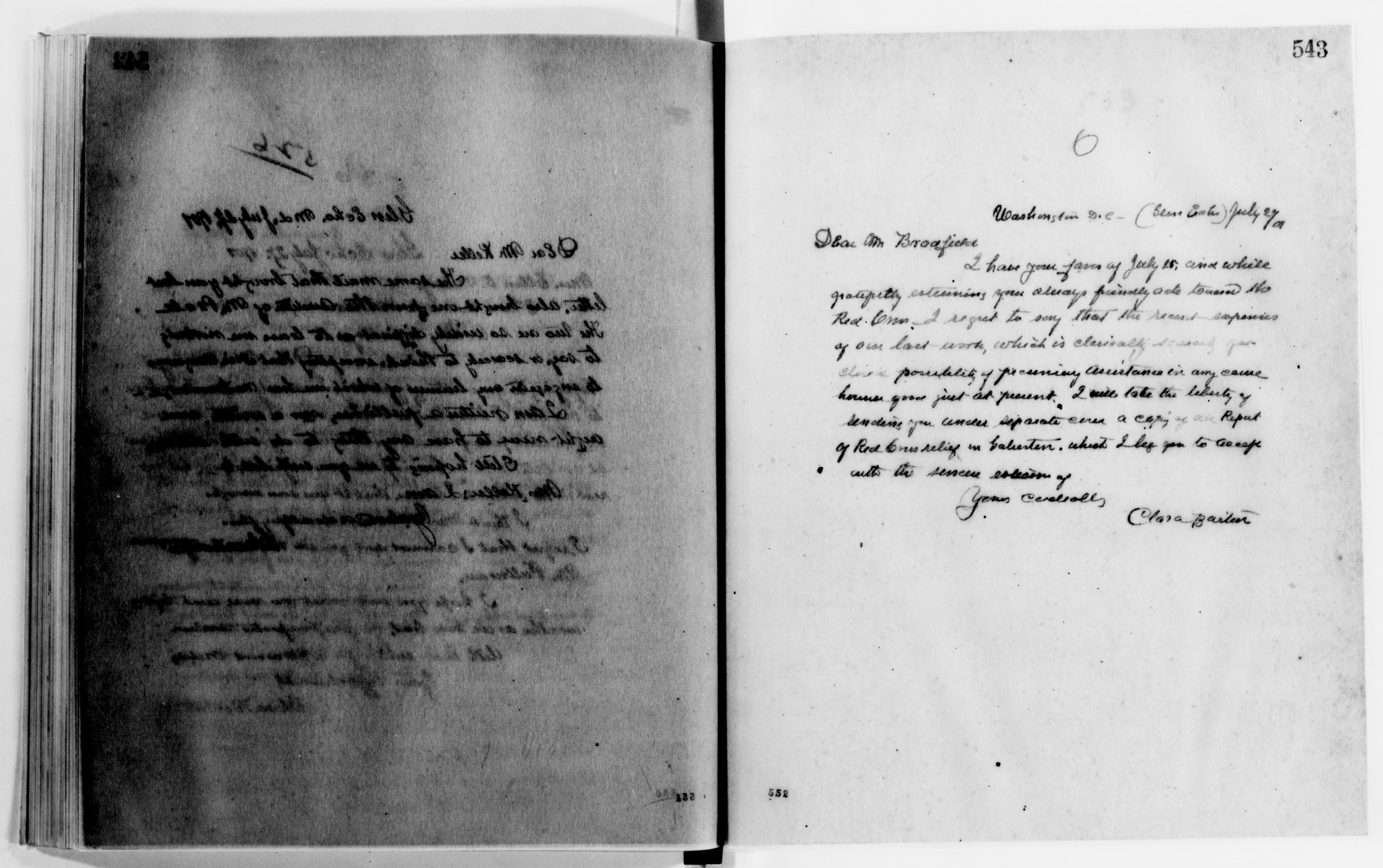 Scanned image of the current content page