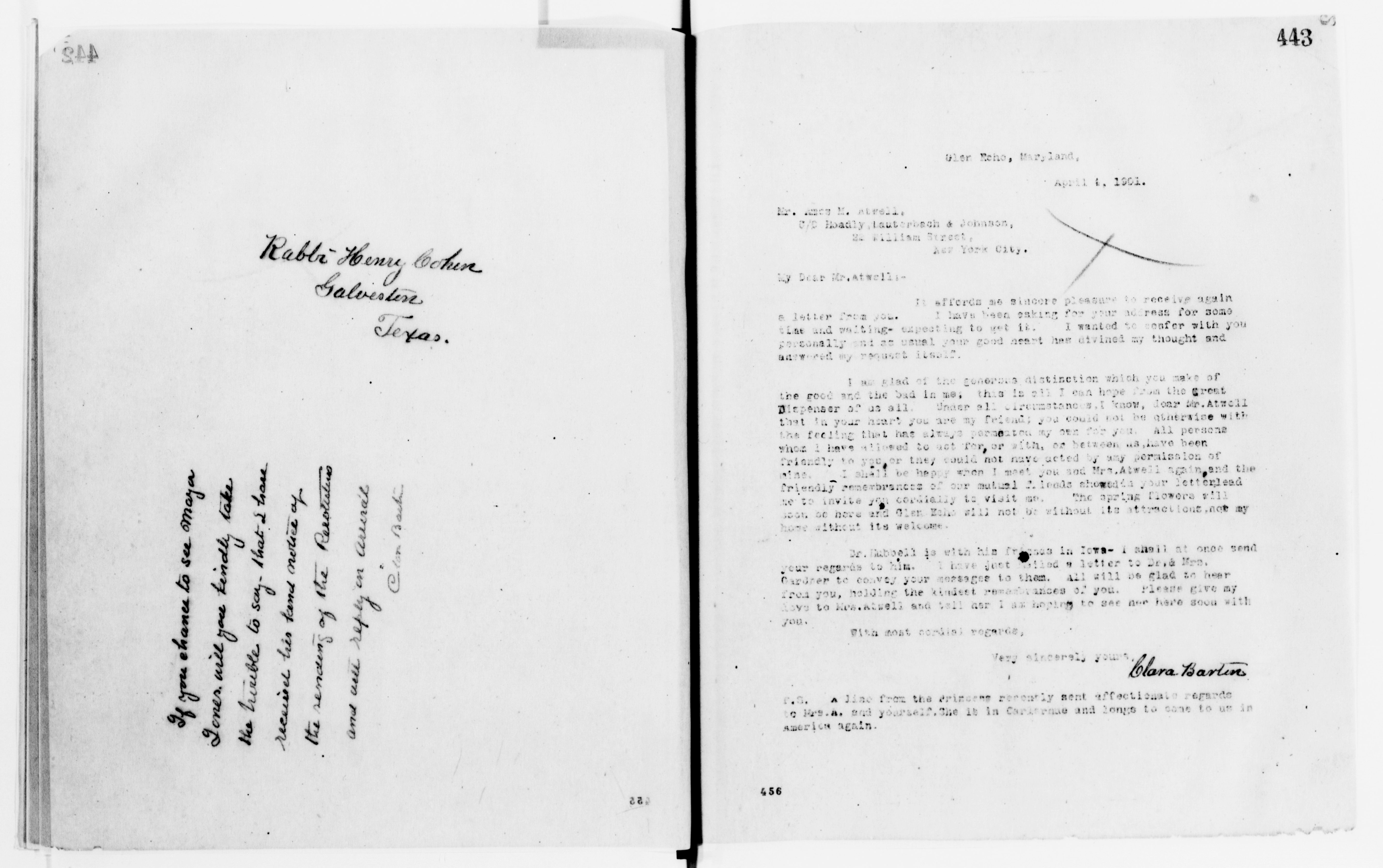 Scanned image of the current content page