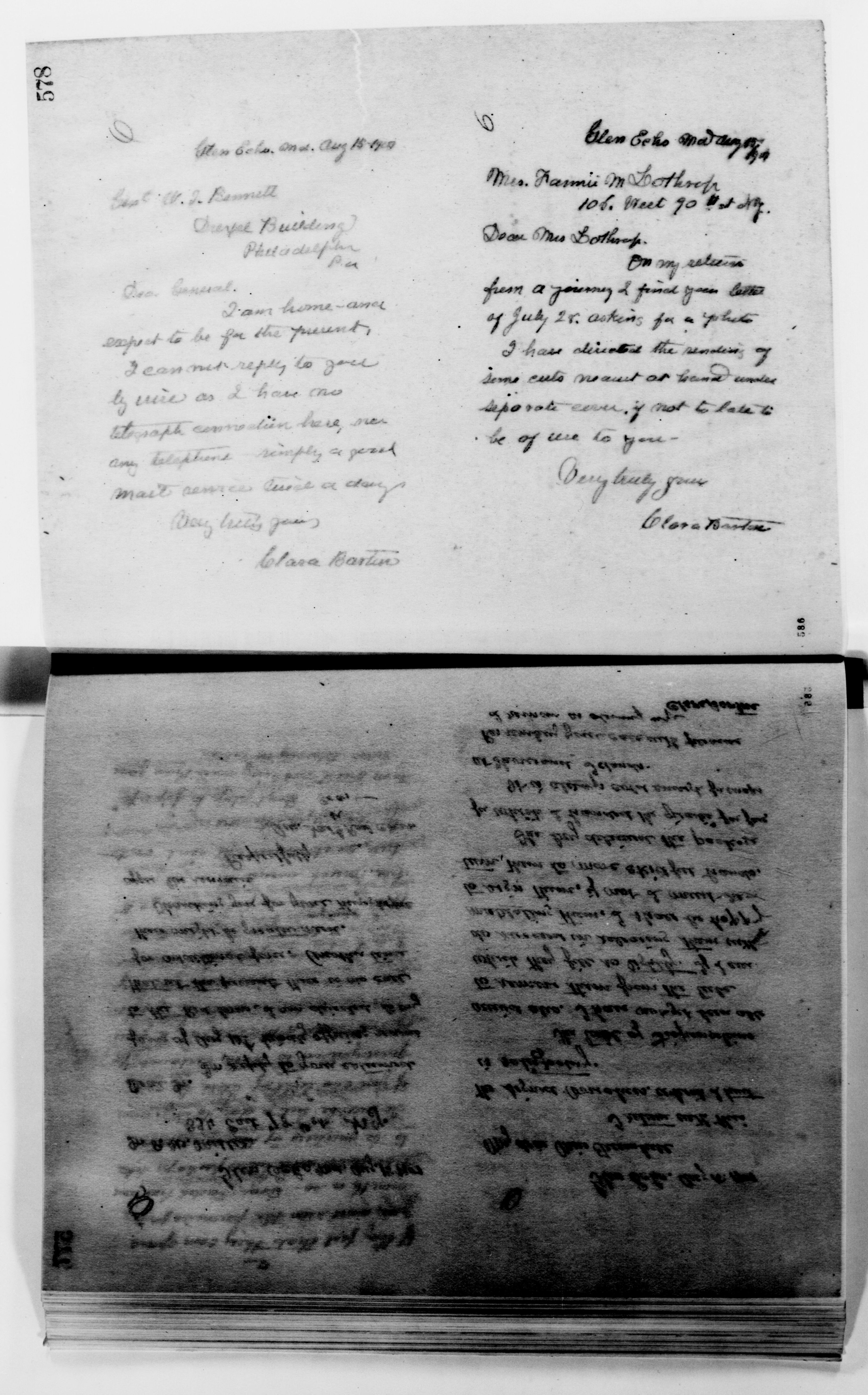 Scanned image of the current content page