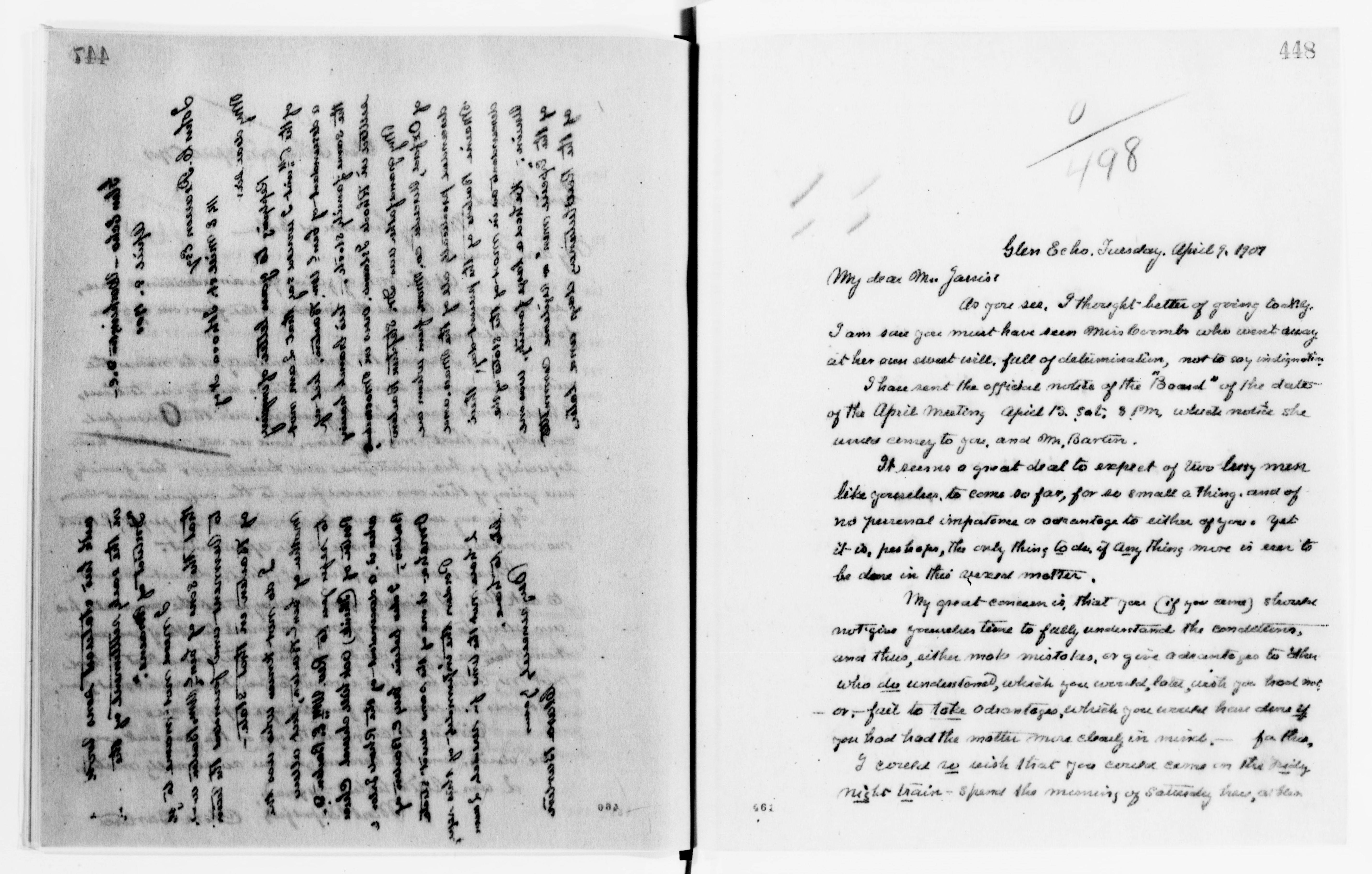 Scanned image of the current content page