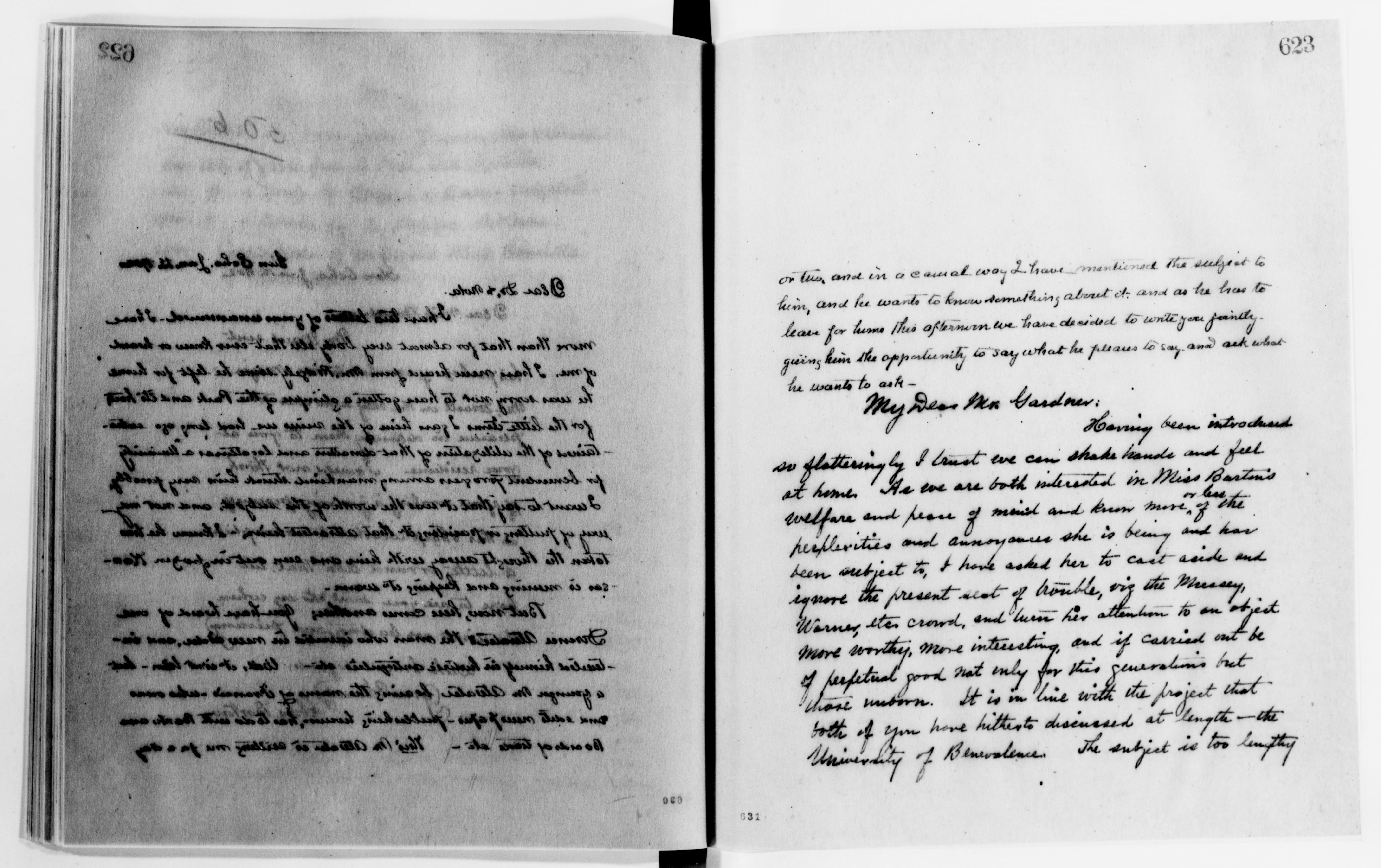 Scanned image of the current content page